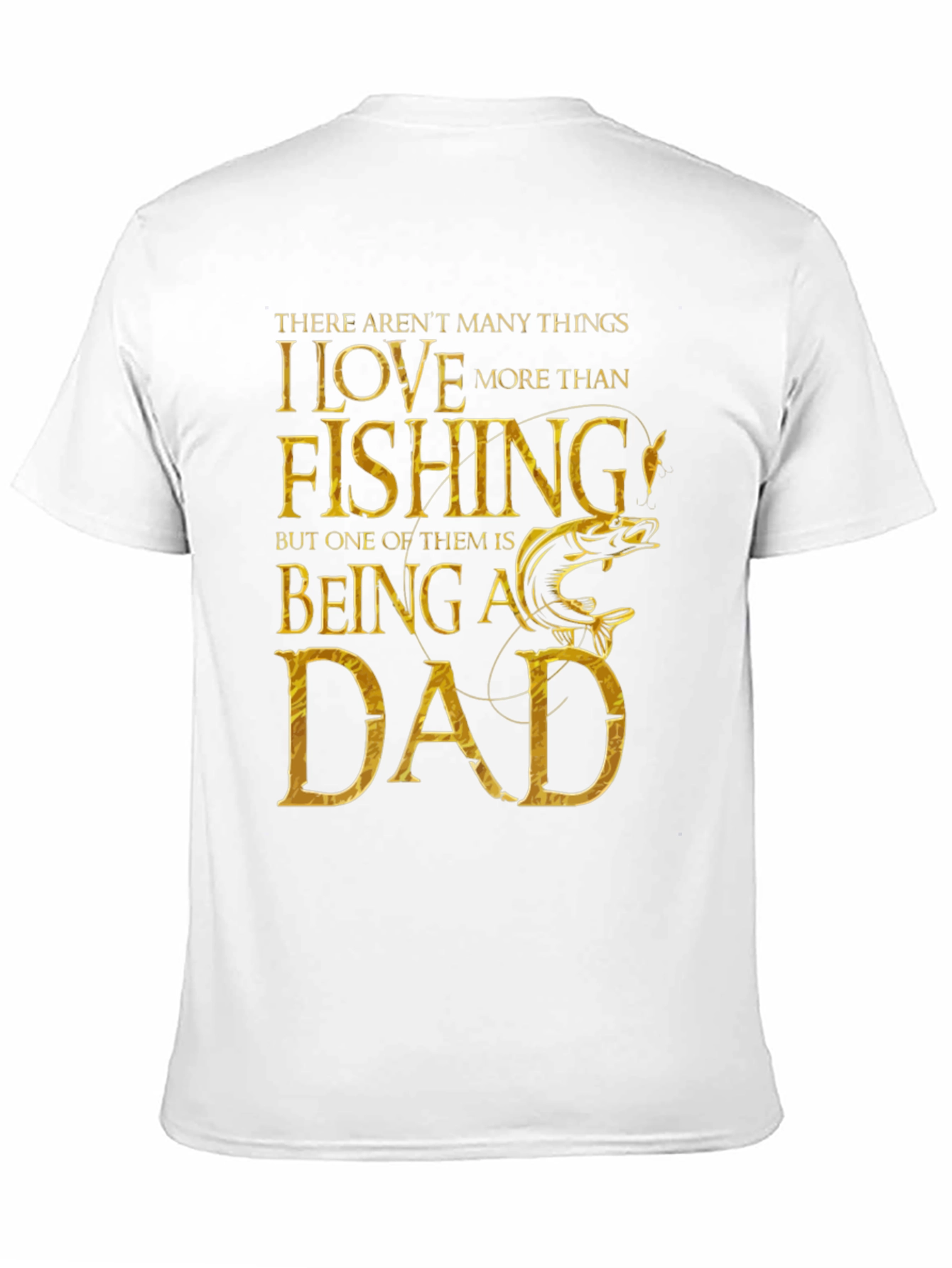 Black Fishing Dad Graphic T-Shirt - Perfect for Father's Day view 11