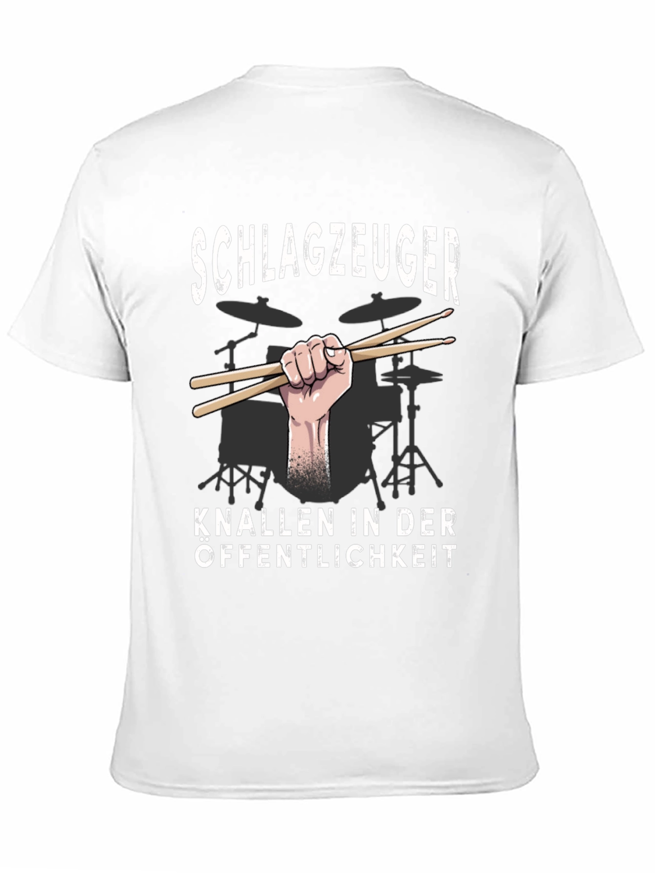 Black Drummer Shirt - Schlagzeuger Knallen In Der Offentlichkeit Tee view 11