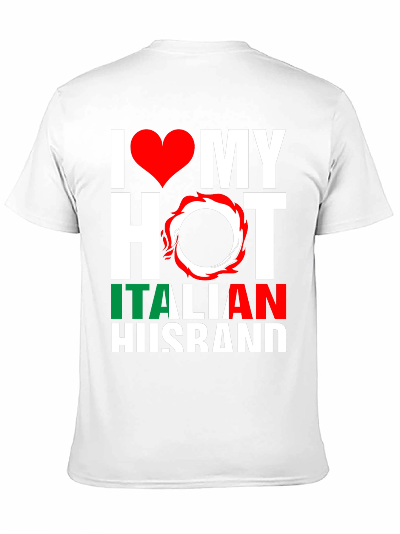 Black I Love My Hot Italian Husband T-Shirt view 11