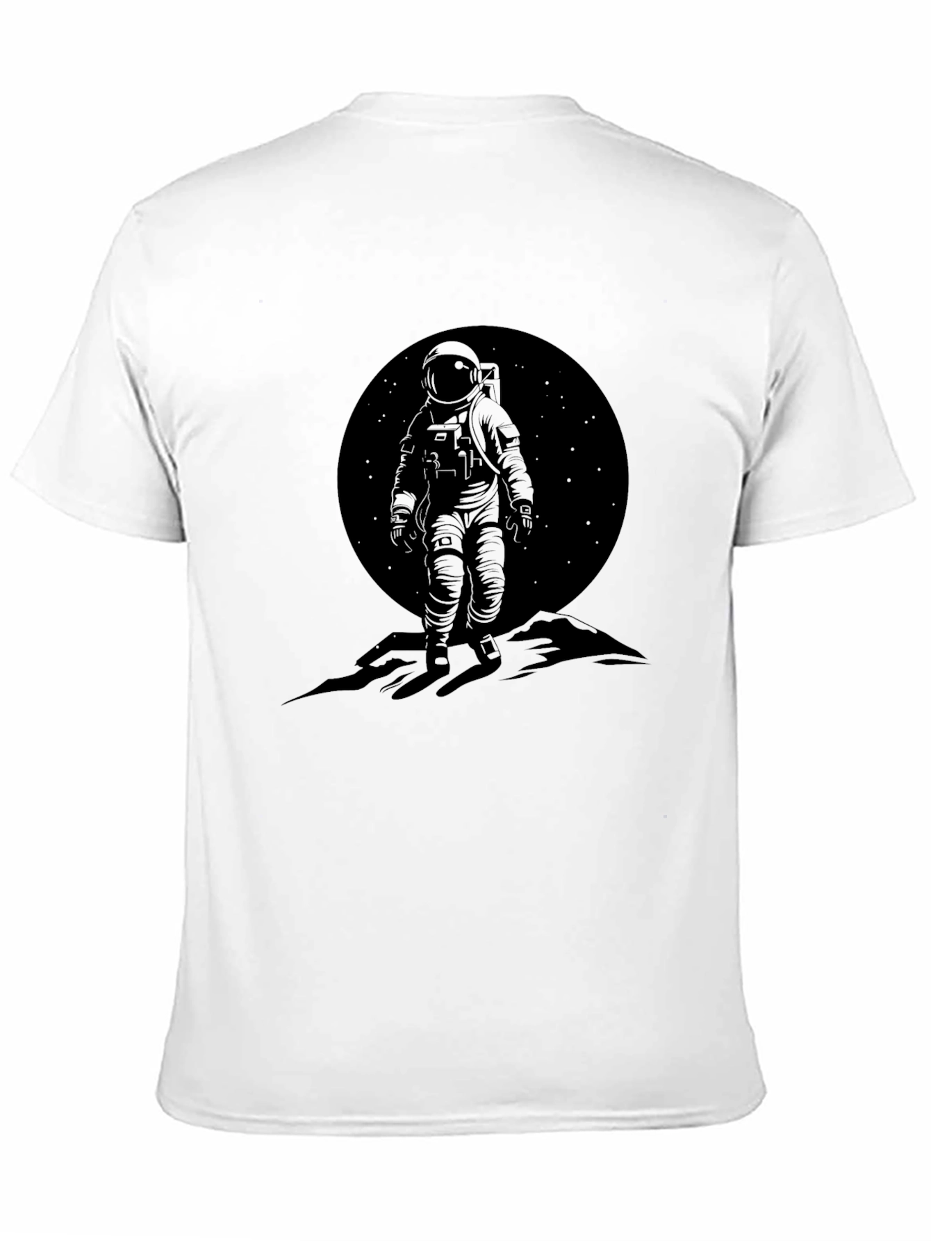Black Astronaut Graphic Tee - Space Explorer Design view 11