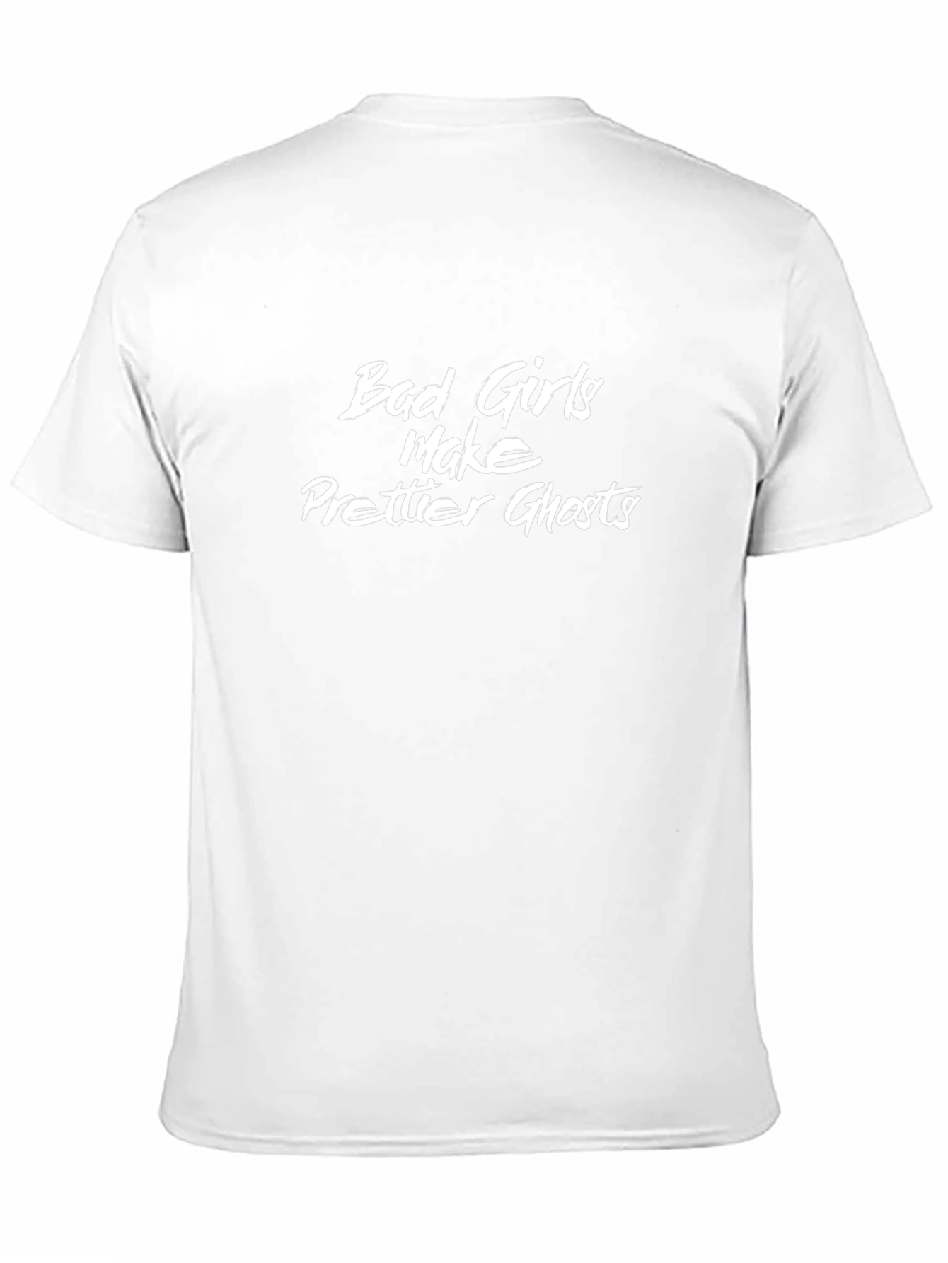 Black Bad Girls Make Prettier Ghosts Black T-Shirt view 11