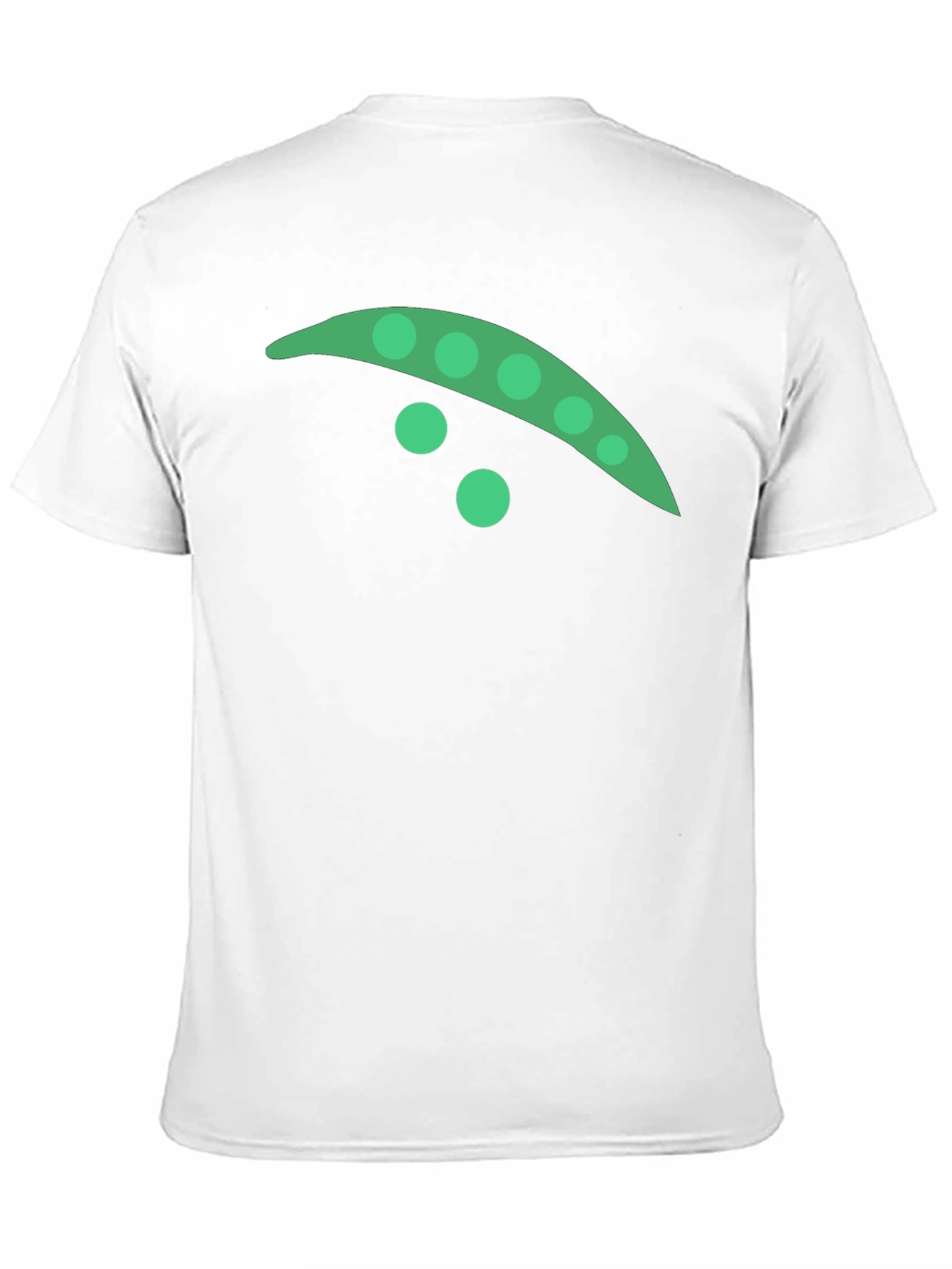 Black Peapod Graphic T-Shirt - Black Cotton Blend view 11