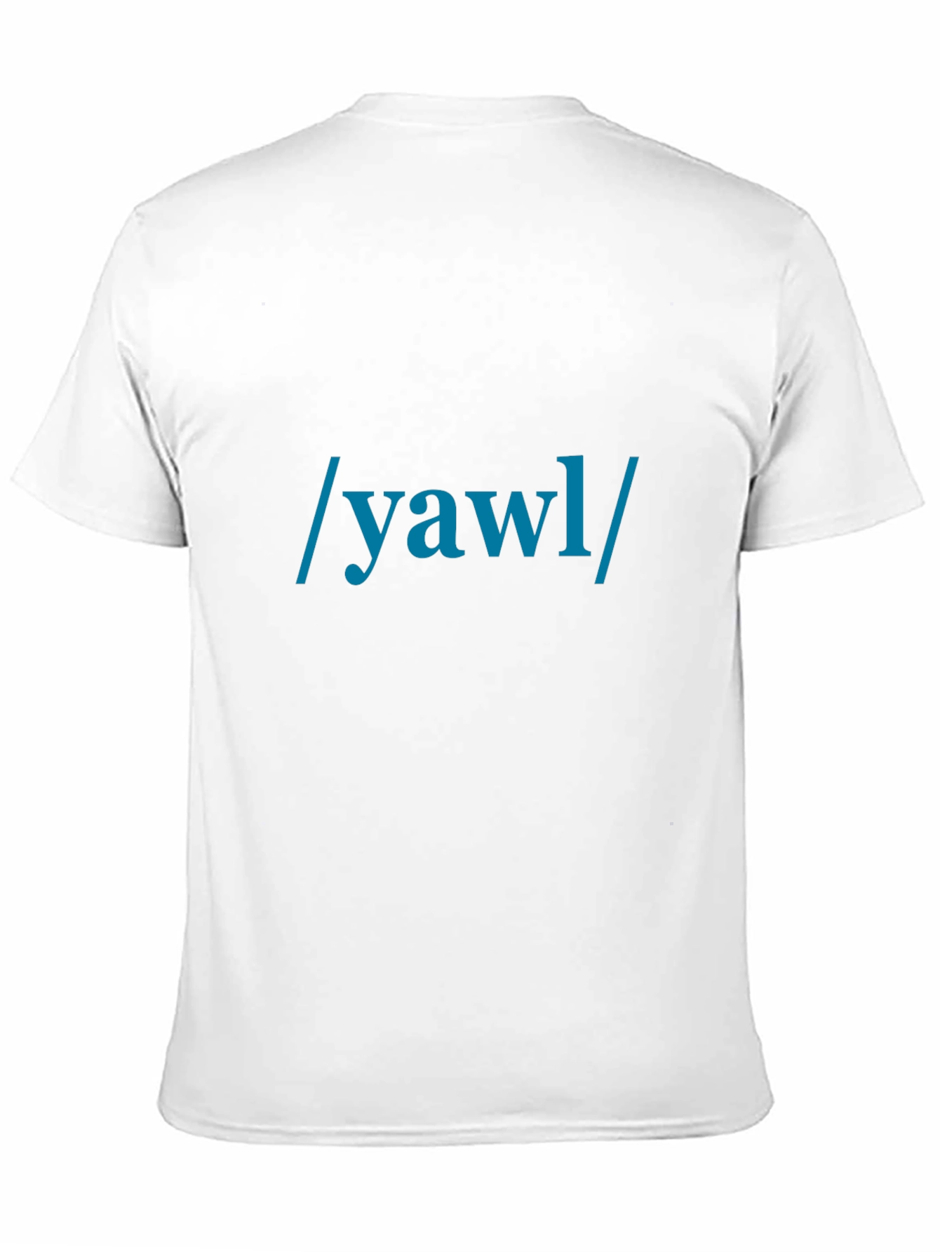 Black Phonetic Yawl Tee - Linguistics Humor view 11