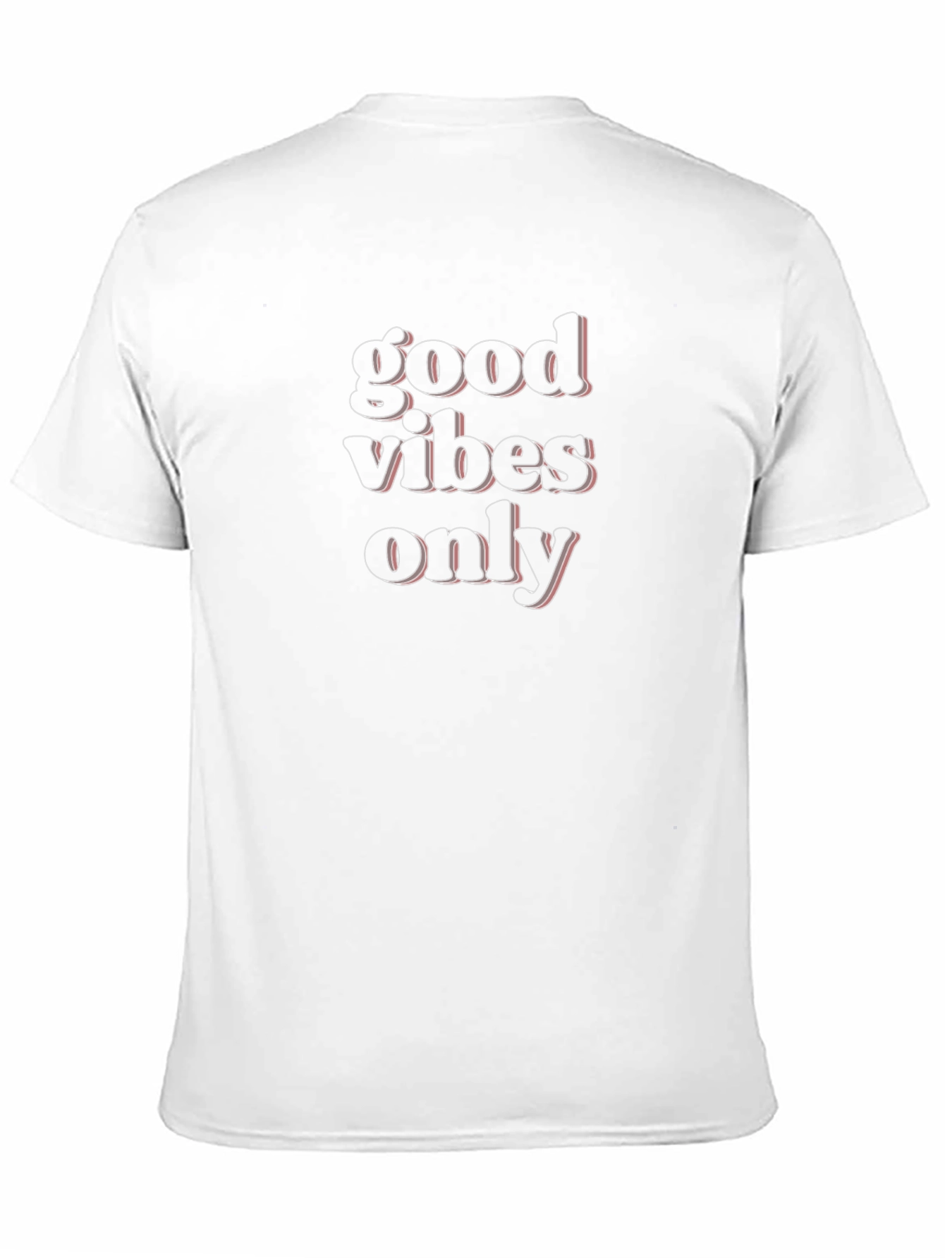 Black Good Vibes Only Black Graphic Tee view 11