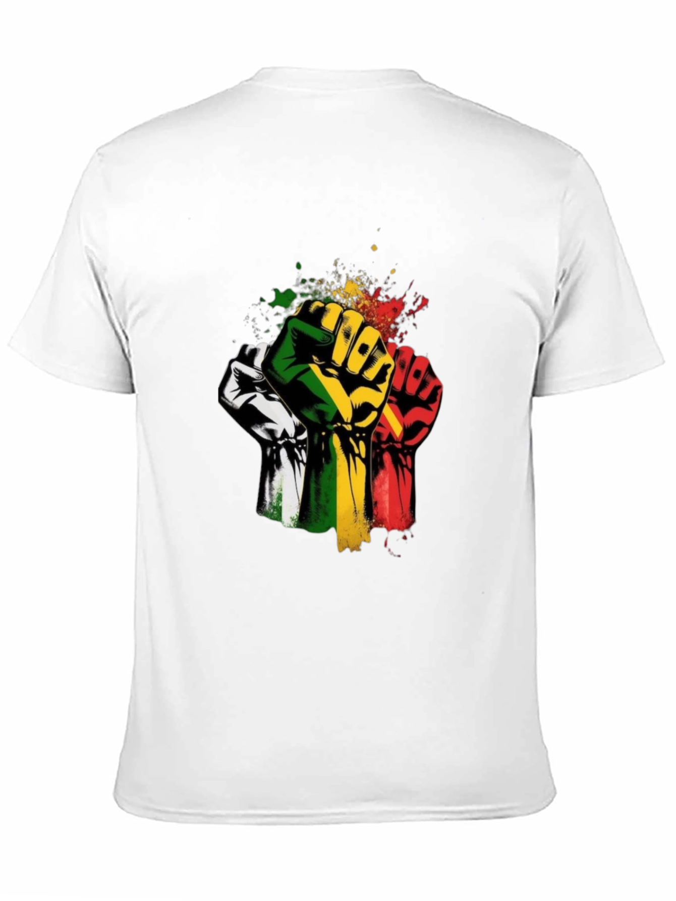 Black Empowered Fist Graphic T-Shirt - Black view 11
