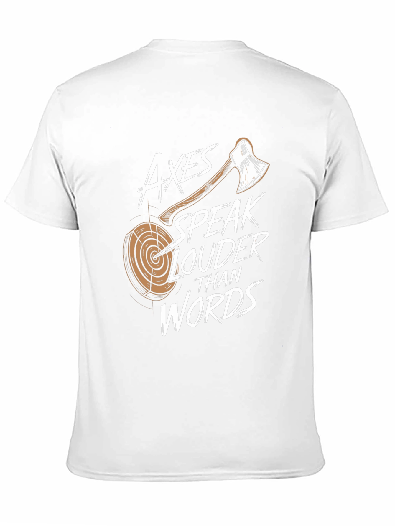 Black Axes Speak Louder Than Words Black T-Shirt view 11