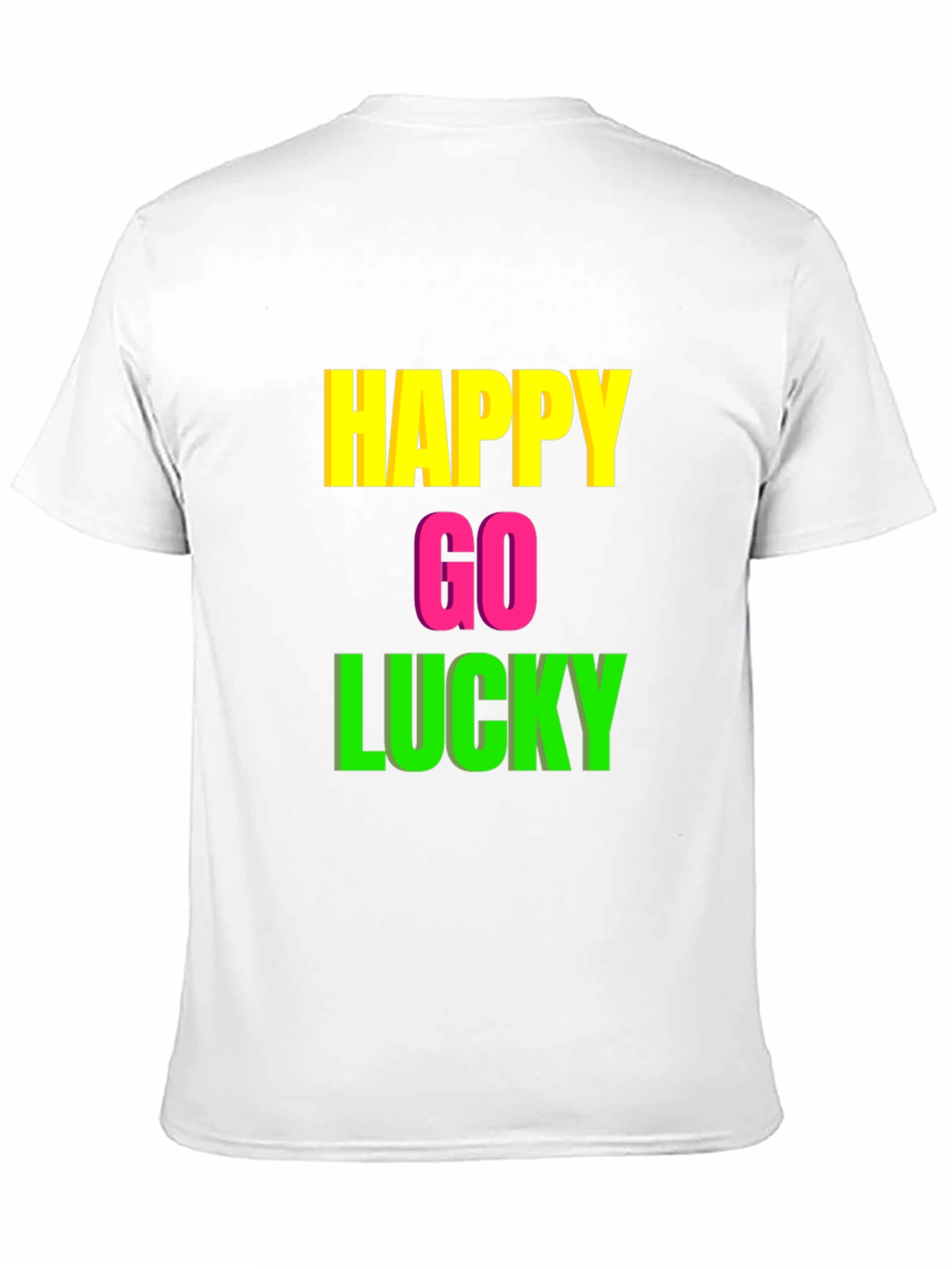 Black Happy Go Lucky Graphic Tee - Black T-Shirt view 11