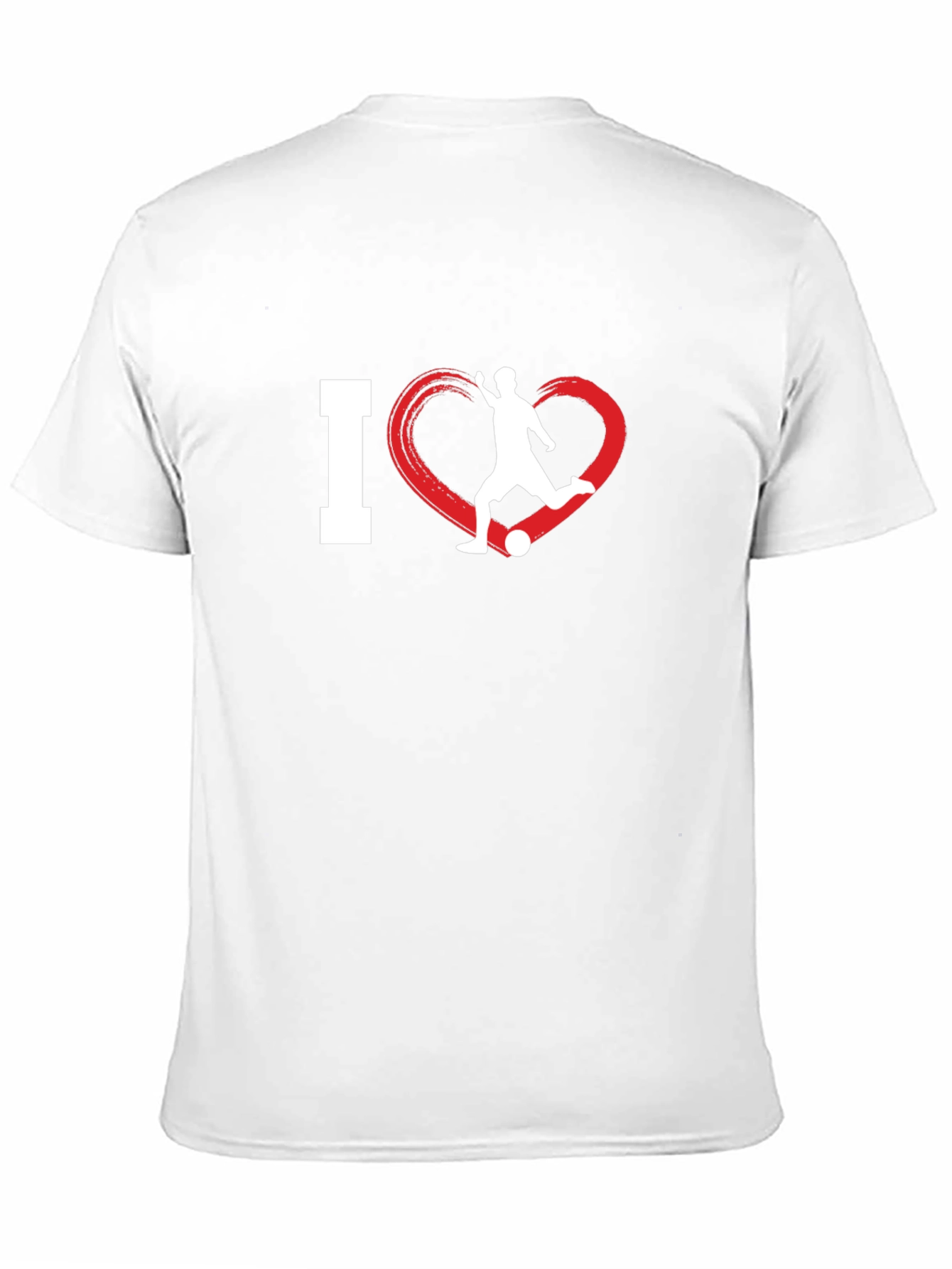 Black I Love Soccer T-Shirt - Passionate Sportswear view 11