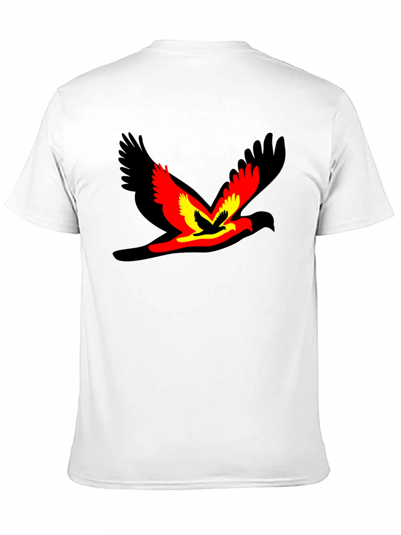 Black Bird Graphic Black T-Shirt - Unique Design view 11