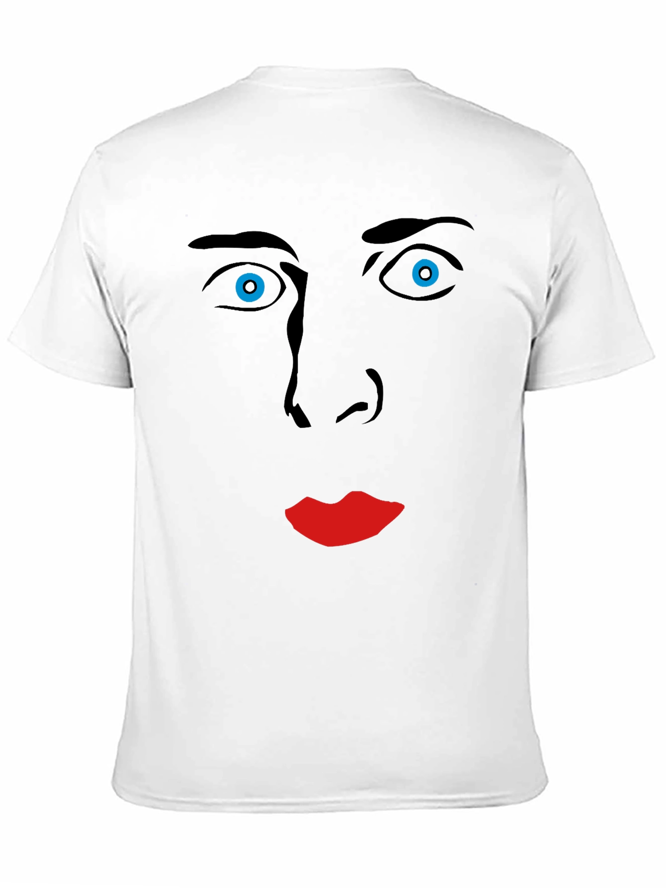 Black Nicolas Cage Face Graphic Tee - Soft Cotton Blend view 11