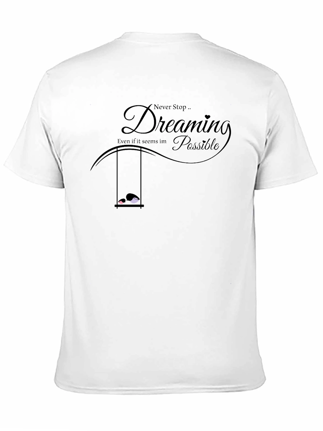 Black Dreamer Graphic Black T-Shirt view 11