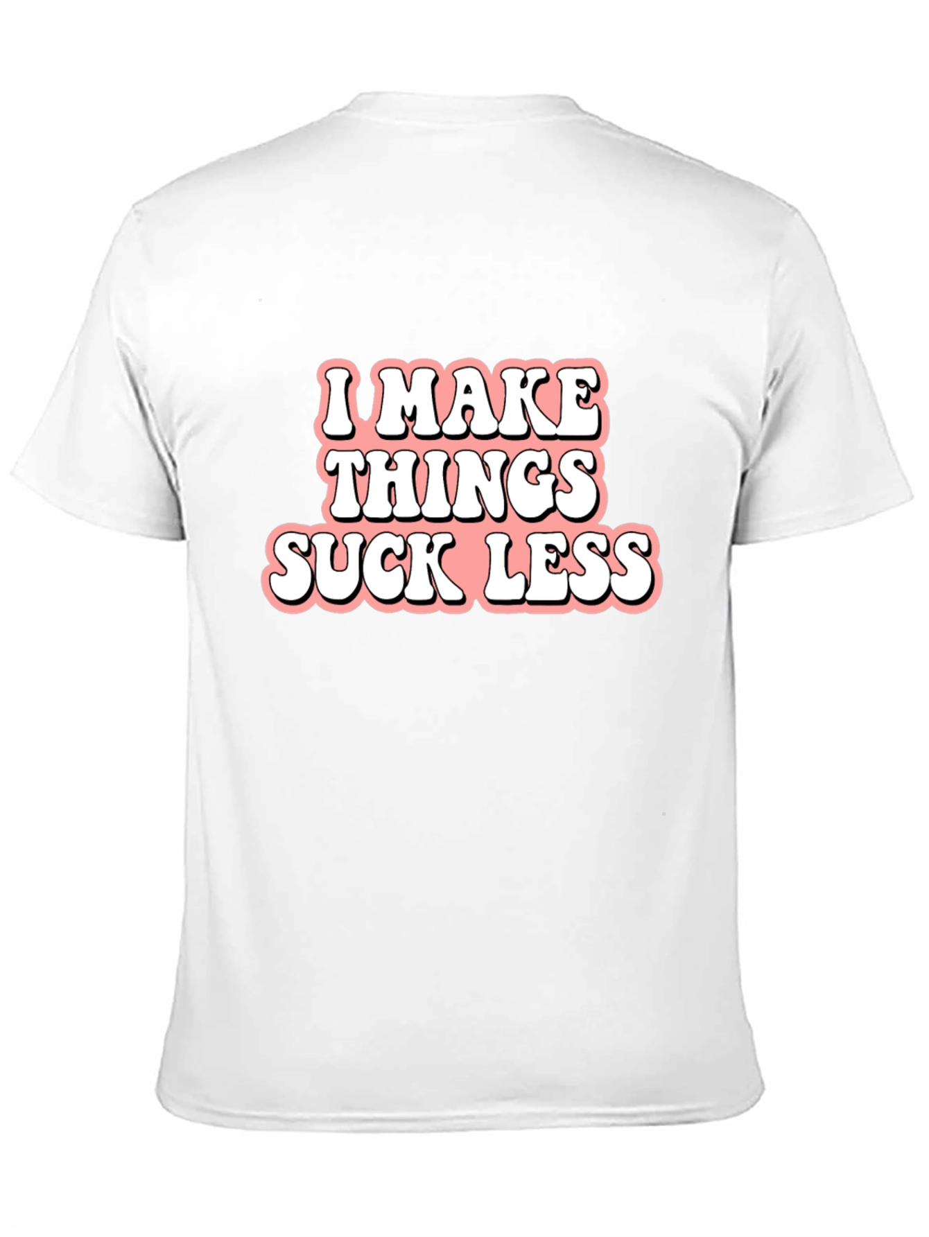 Black I Make Things Suck Less Graphic Tee view 11