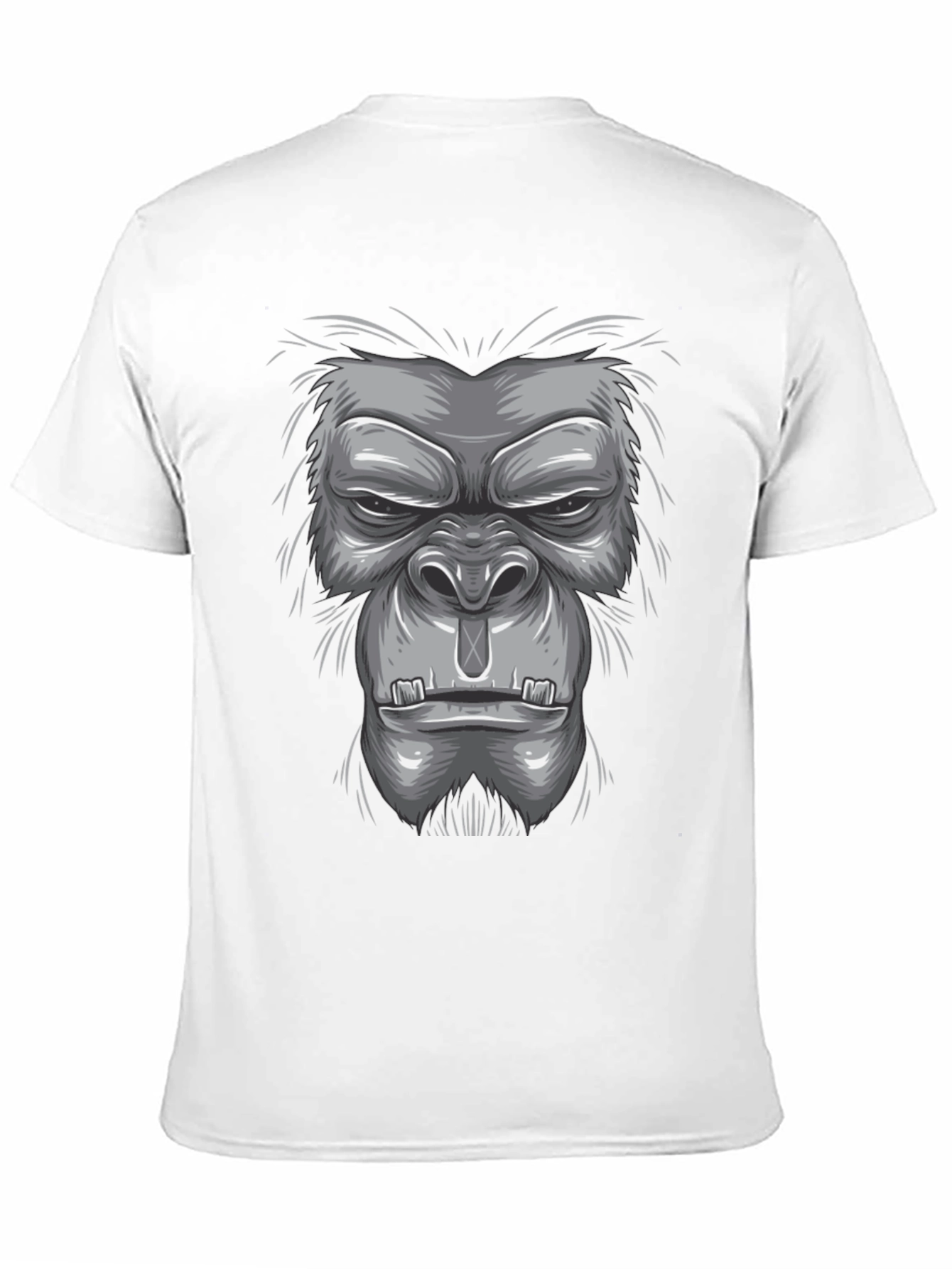 Black Gorilla Graphic Tee - Bold Animal Design view 11