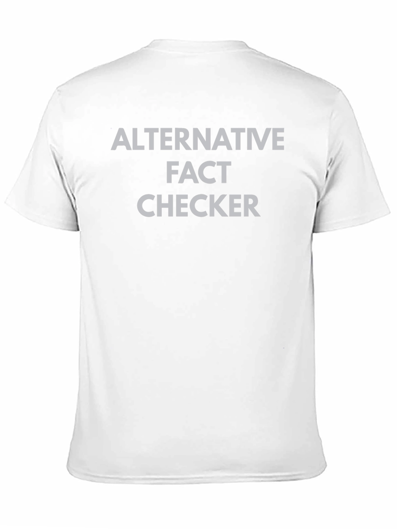 Black Alternative Fact Checker Graphic Tee view 11