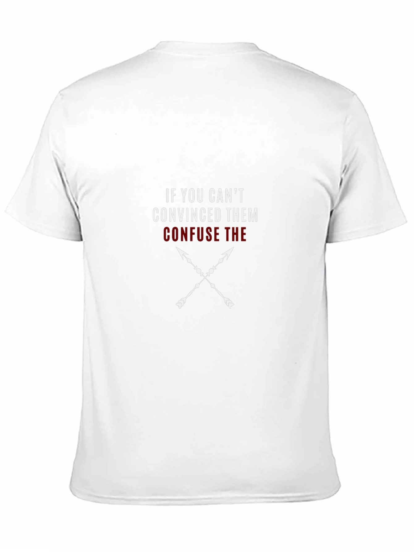 Black Confuse Them Graphic T-Shirt view 11