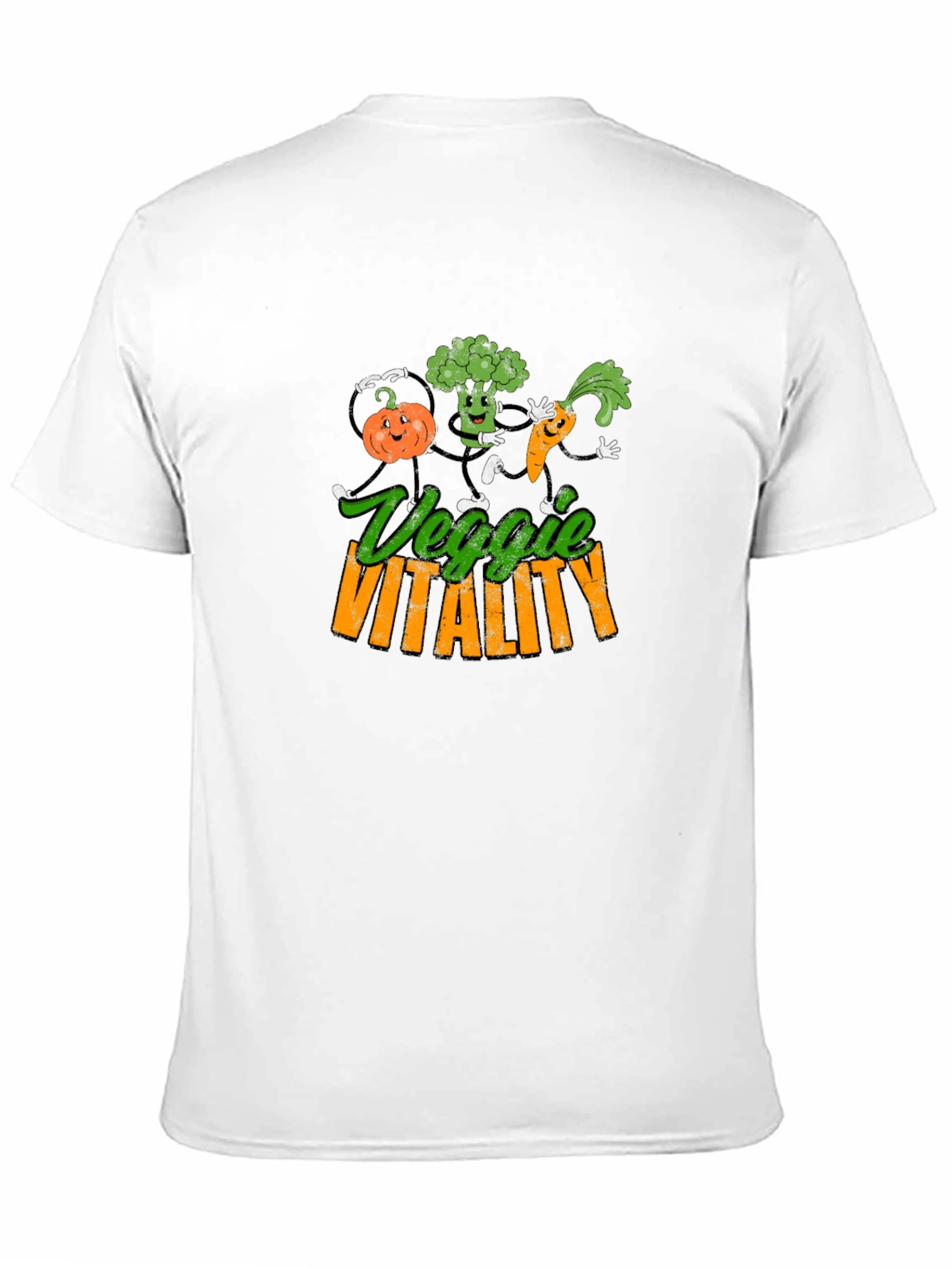 Veggie Vitality T-Shirt - Fun Cartoon Vegetables! - 11