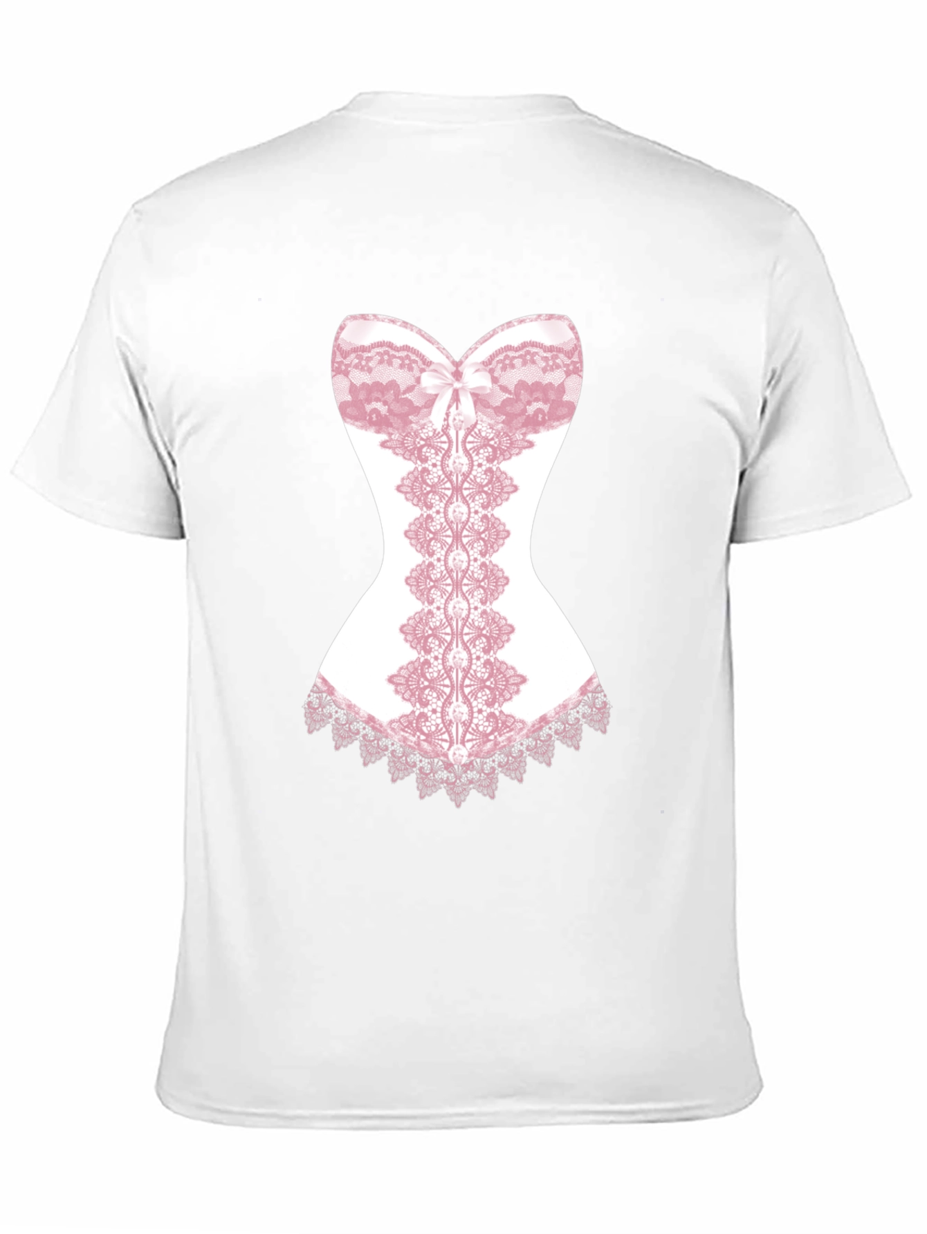 Black Novelty Corset Graphic T-Shirt view 11