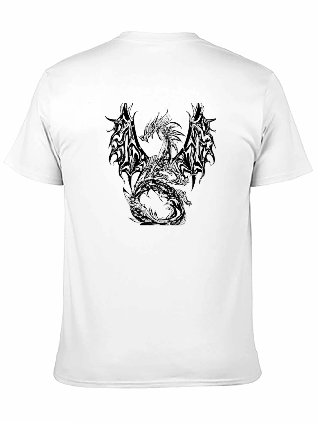 Black Dragon Graphic Black T-Shirt view 11