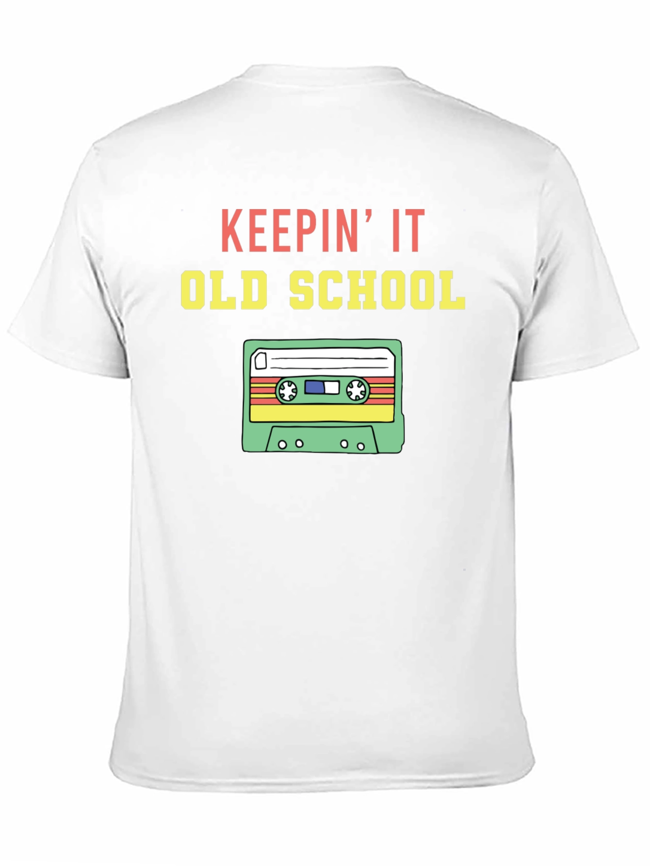 Black Keepin' it Old School Graphic T-Shirt view 11