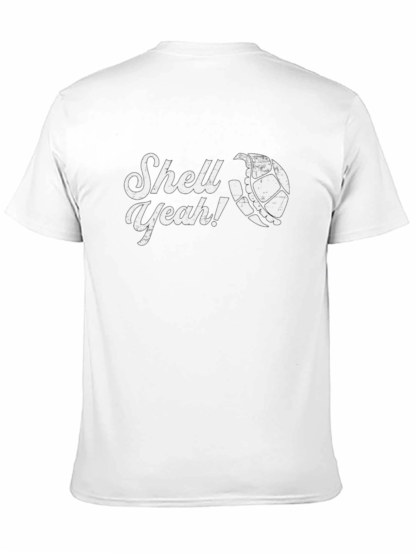 Black Shell Yeah! Funny Turtle Graphic T-Shirt view 11