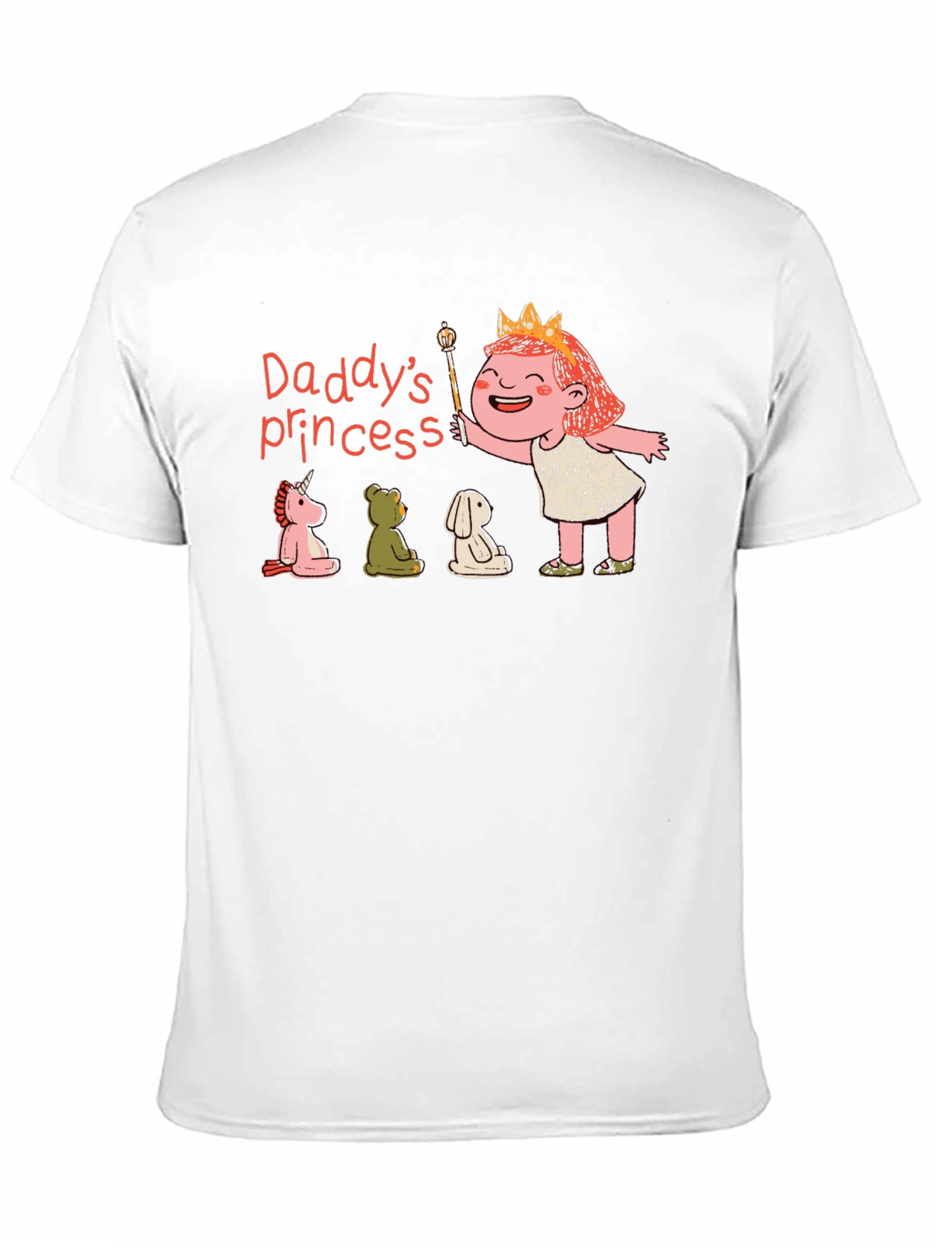 Black Daddy's Princess T-Shirt, Cute Cartoon Design view 11