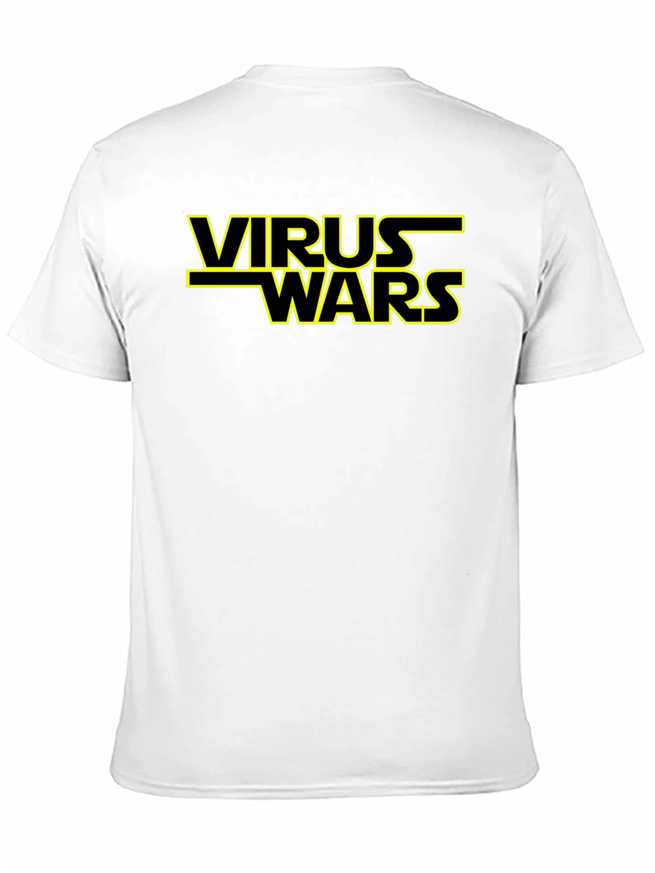 Black Virus Wars Graphic Tee - Novelty T-Shirt view 11
