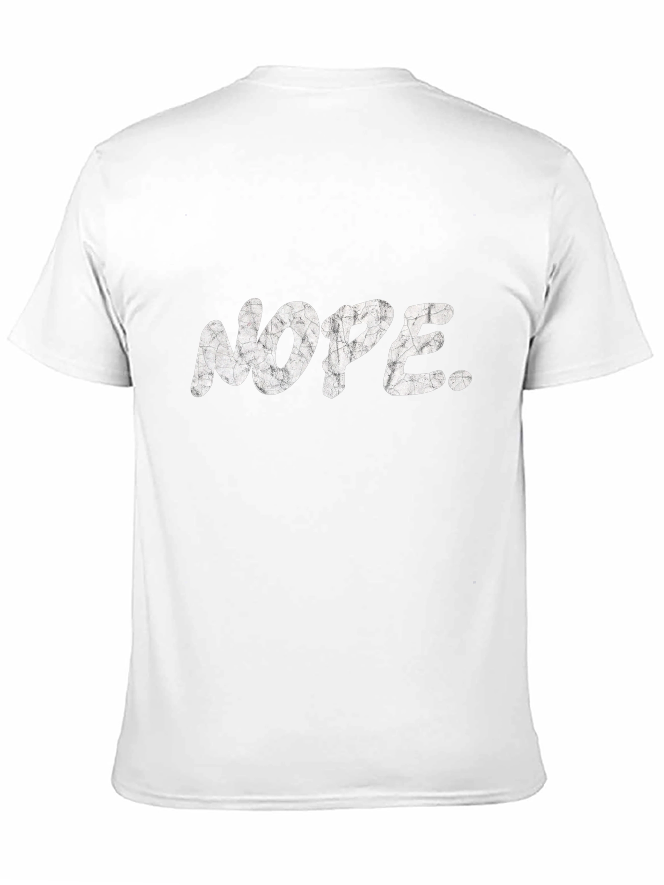 Black Nope Graphic Tee - Unisex Black T-Shirt view 11