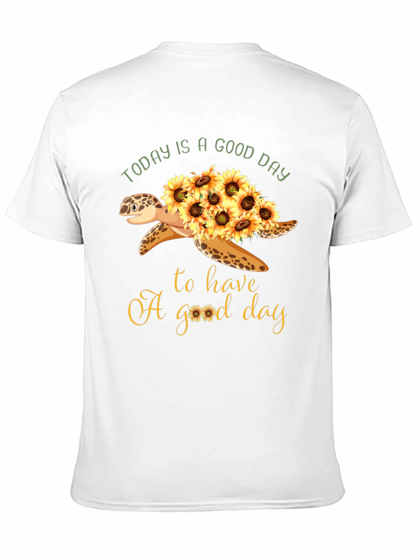 Black Today is a Good Day Turtle Graphic Tee view 11