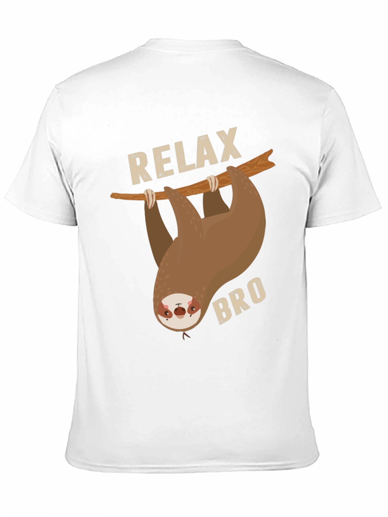 Black Relax Bro Sloth Graphic T-Shirt view 11