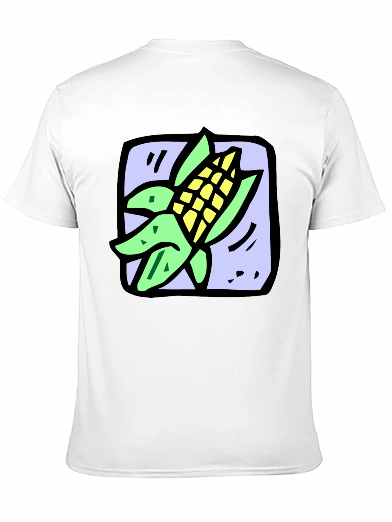 Black Corn Graphic T-Shirt - Quirky Food Tee view 11
