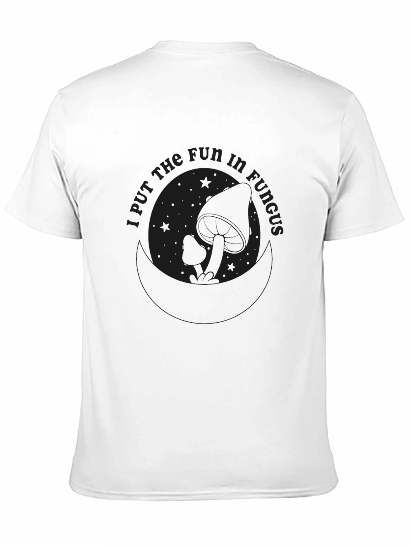 Black Fungus Fun T-Shirt - Unique Graphic Tee view 11