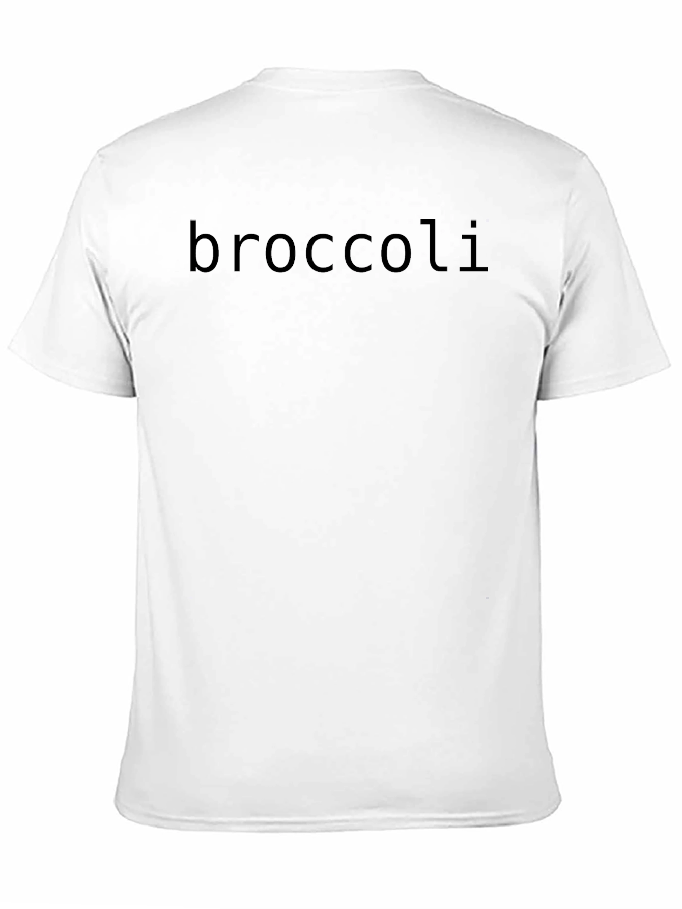 Black Broccoli Graphic Tee - Modern Minimalist Design view 11