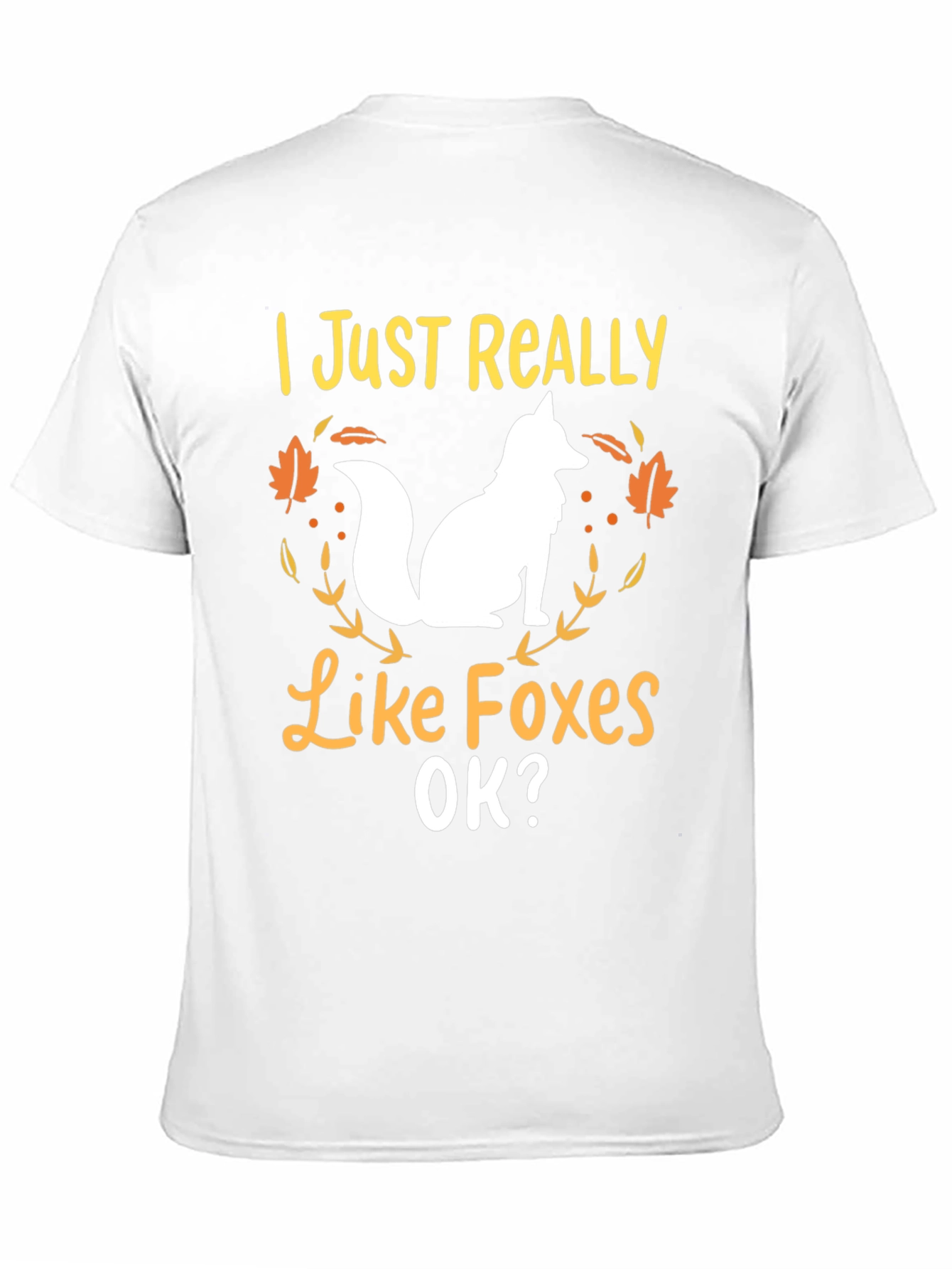 Black I Just Really Like Foxes Graphic Tee view 11