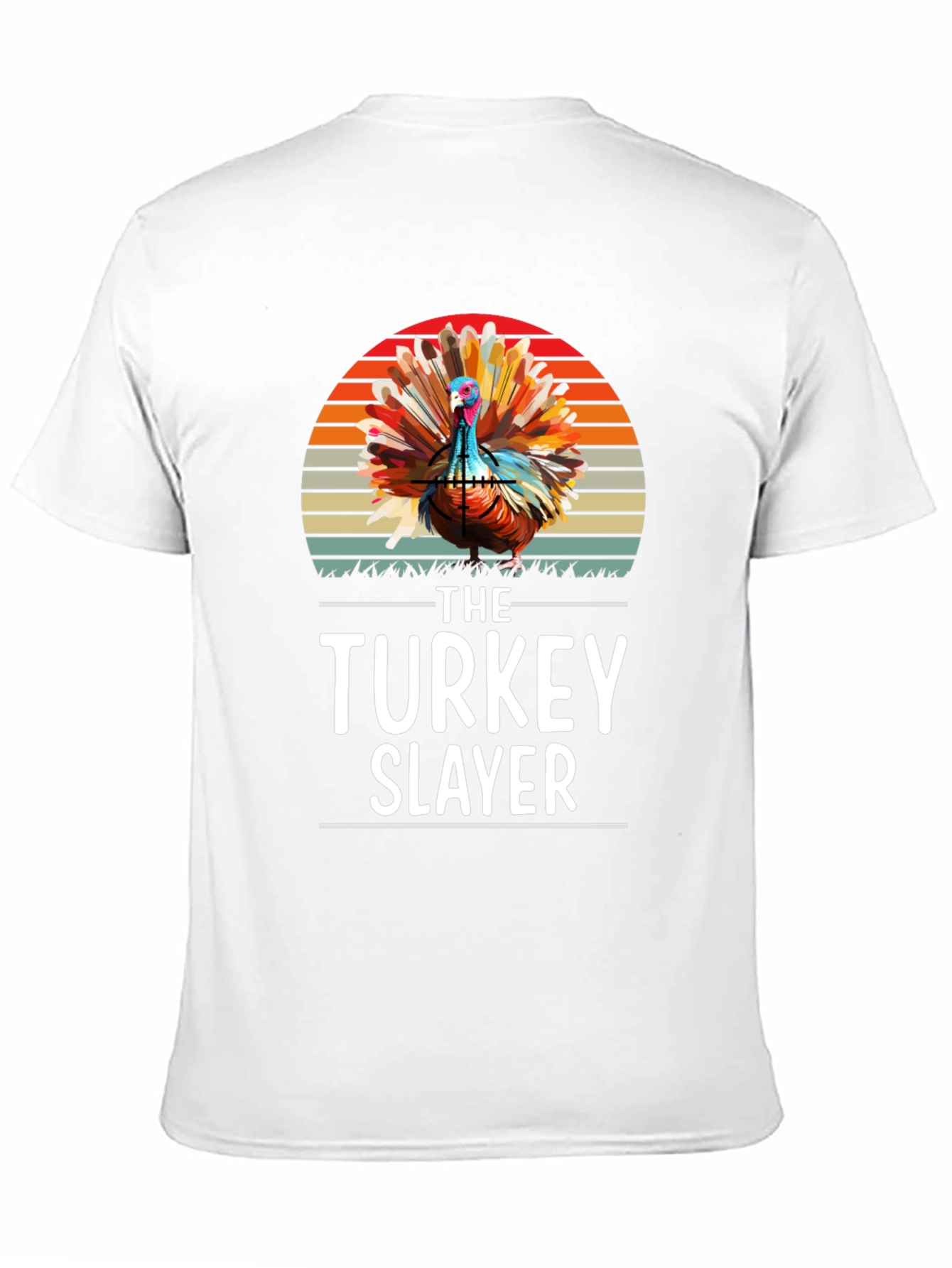 Black Turkey Slayer Graphic T-Shirt - Thanksgiving Apparel view 11