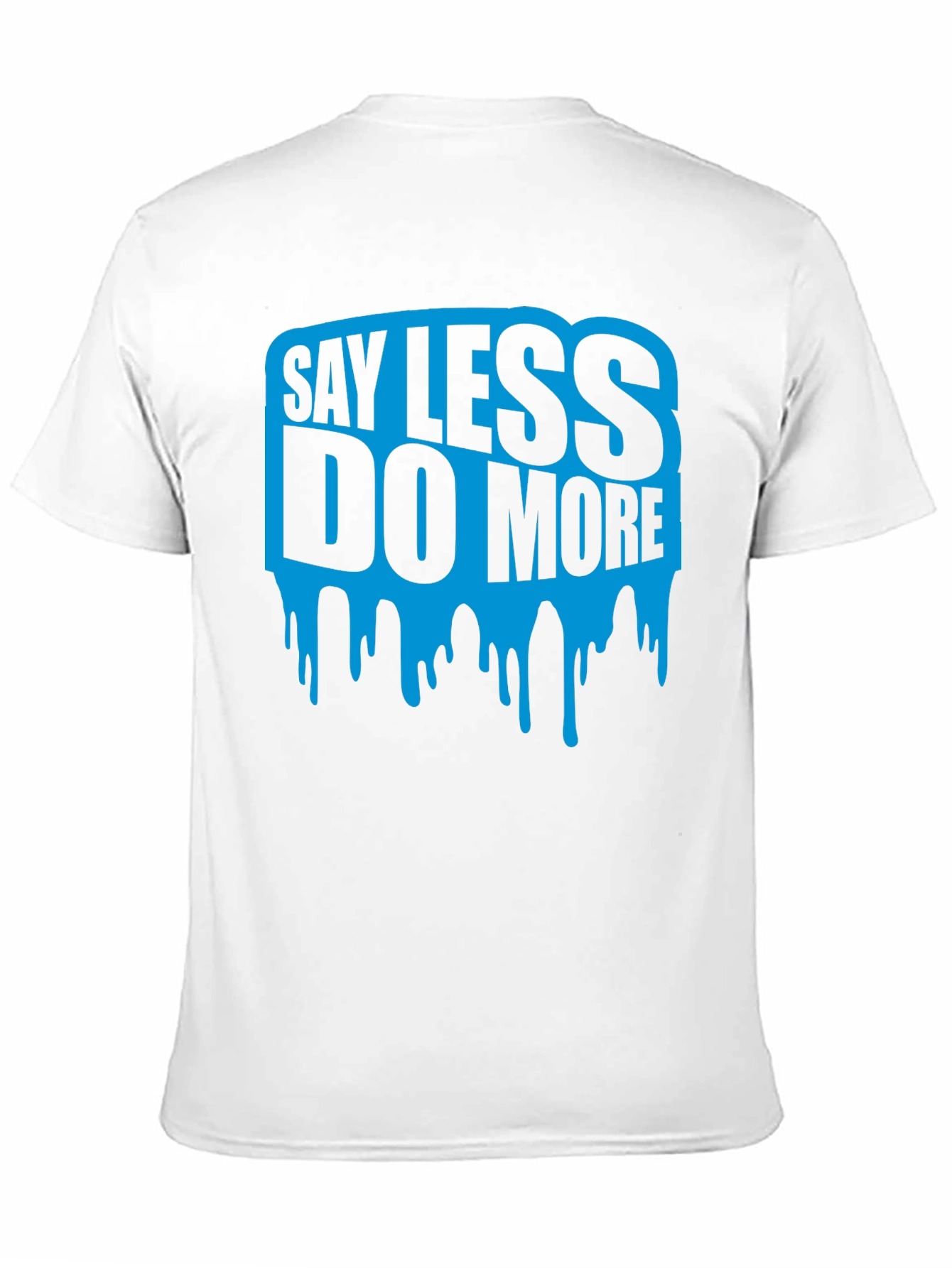 Black Say Less Do More Graphic Tee - Black view 11
