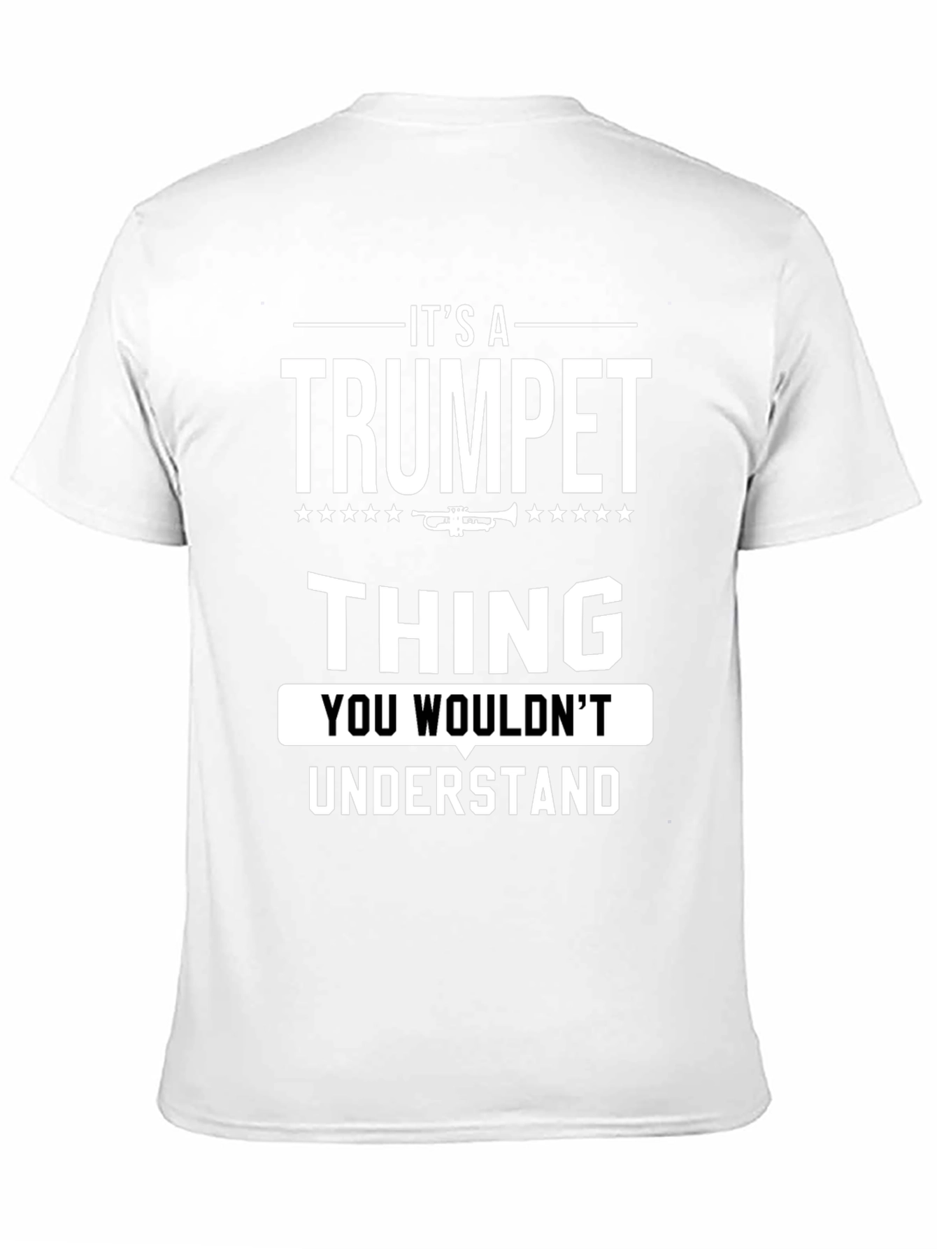 Black It's a Trumpet Thing T-Shirt view 11