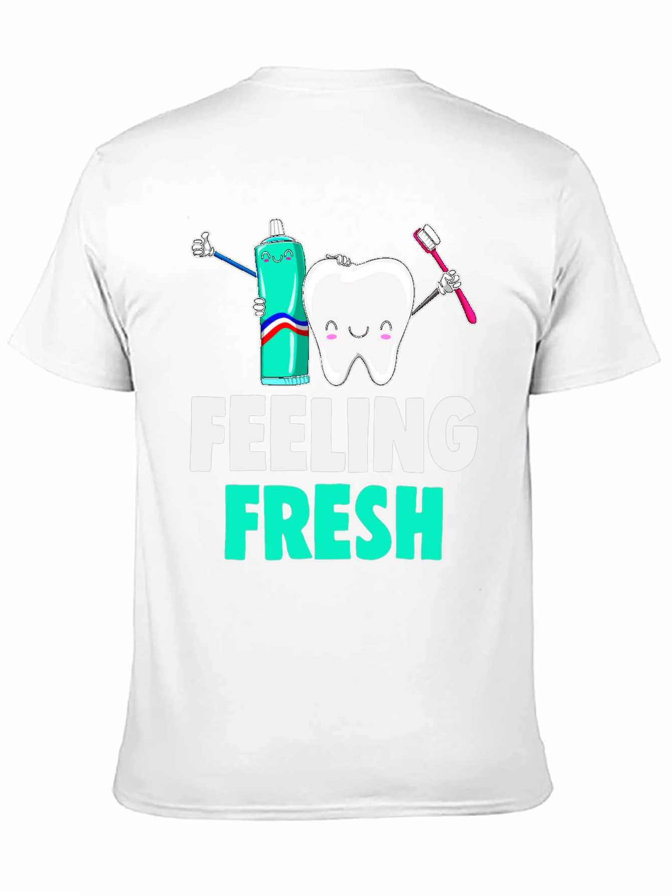 Black Feeling Fresh Graphic Tee - Dental Hygiene T-Shirt view 11