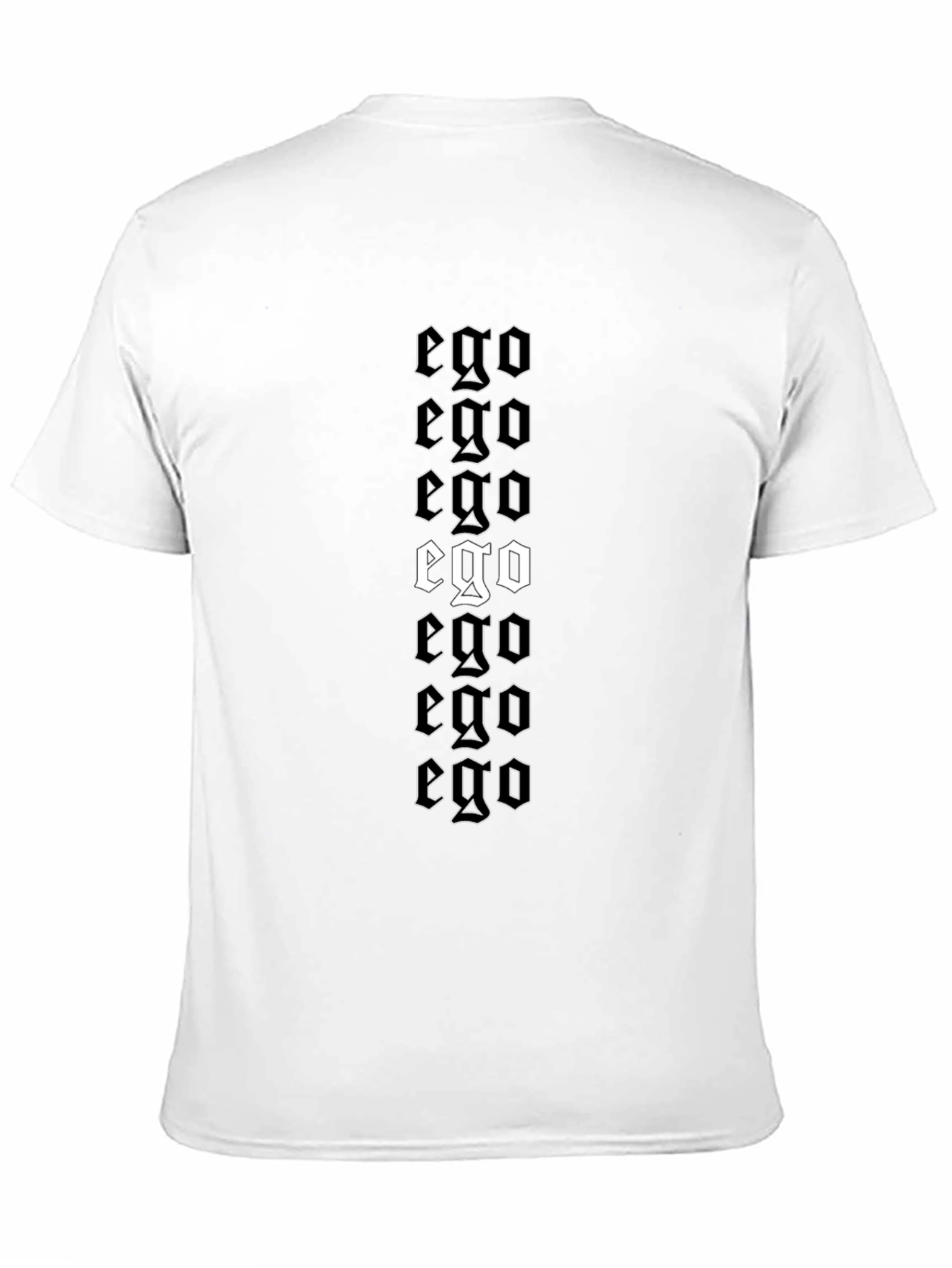 Black Ego Graphic Print Black T-Shirt view 11