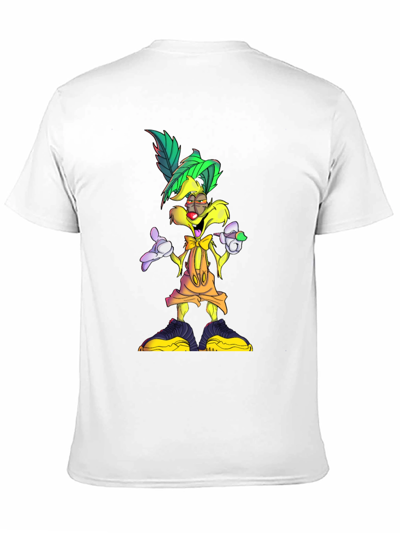 Black Cartoon Character Graphic T-Shirt view 11