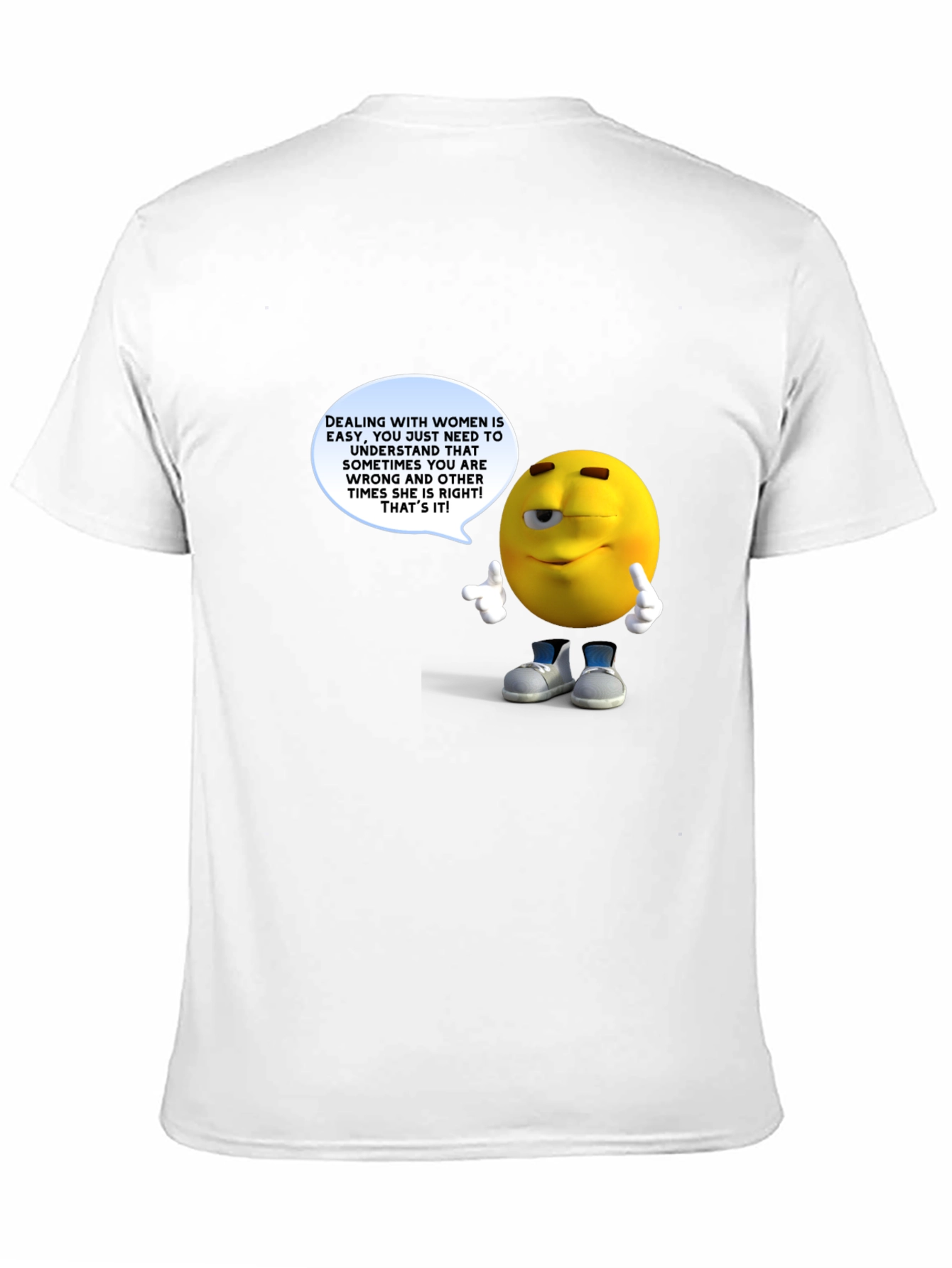 Black Funny Men's Black T-Shirt with Graphic Design view 11