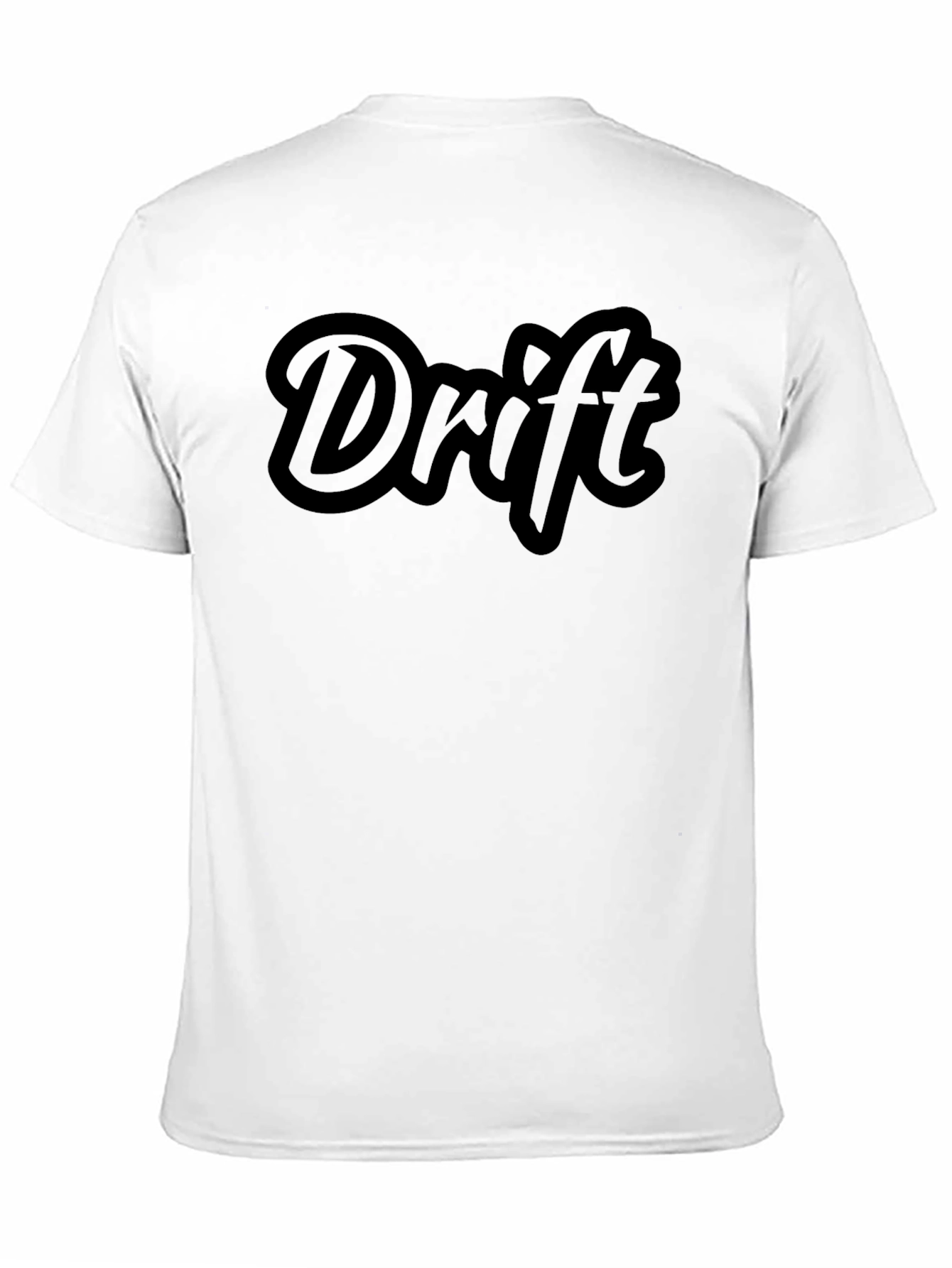 Black Drift Graphic Tee - Black Cotton Casual Wear view 11