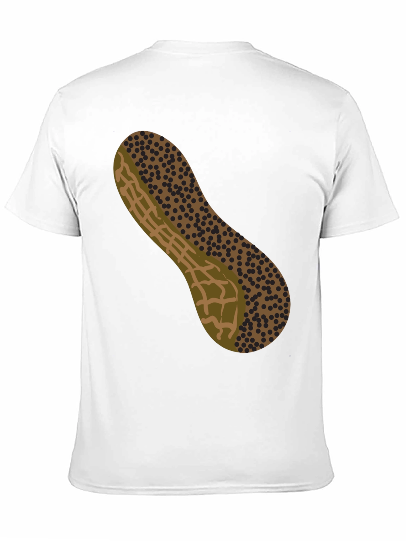 Black Peanut Graphic T-Shirt - Novelty Design view 11