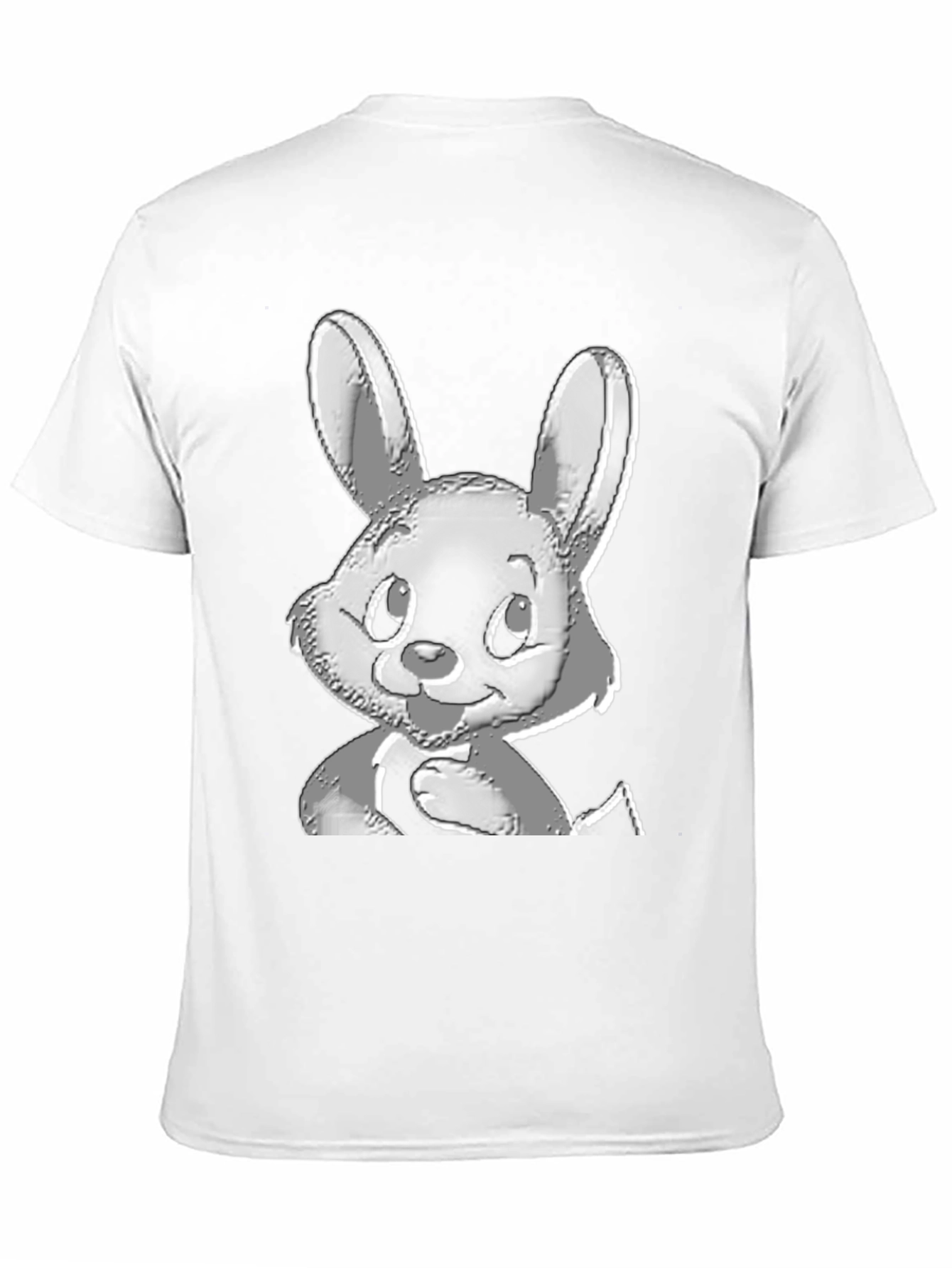 Black Bunny Graphic Black T-Shirt view 11