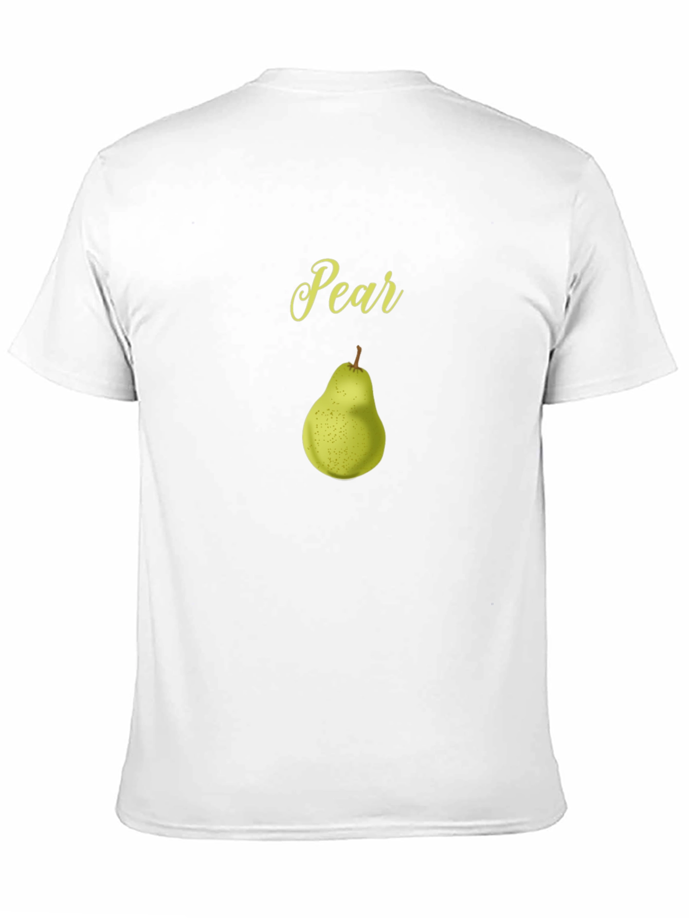 Black Pear Graphic Tee - Black Fruit T-Shirt view 11