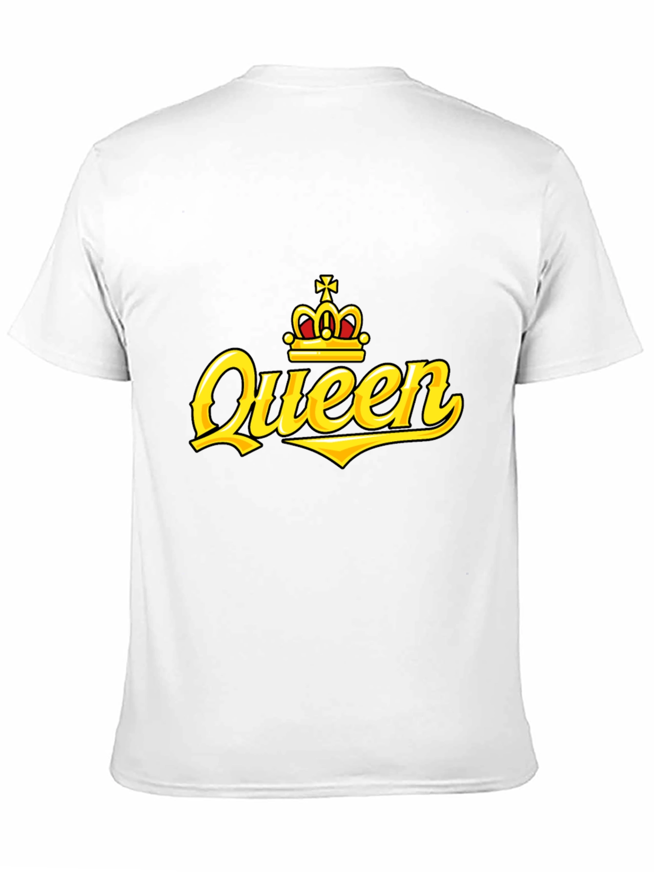 Black Queen Crown Graphic Print Black T-Shirt view 11