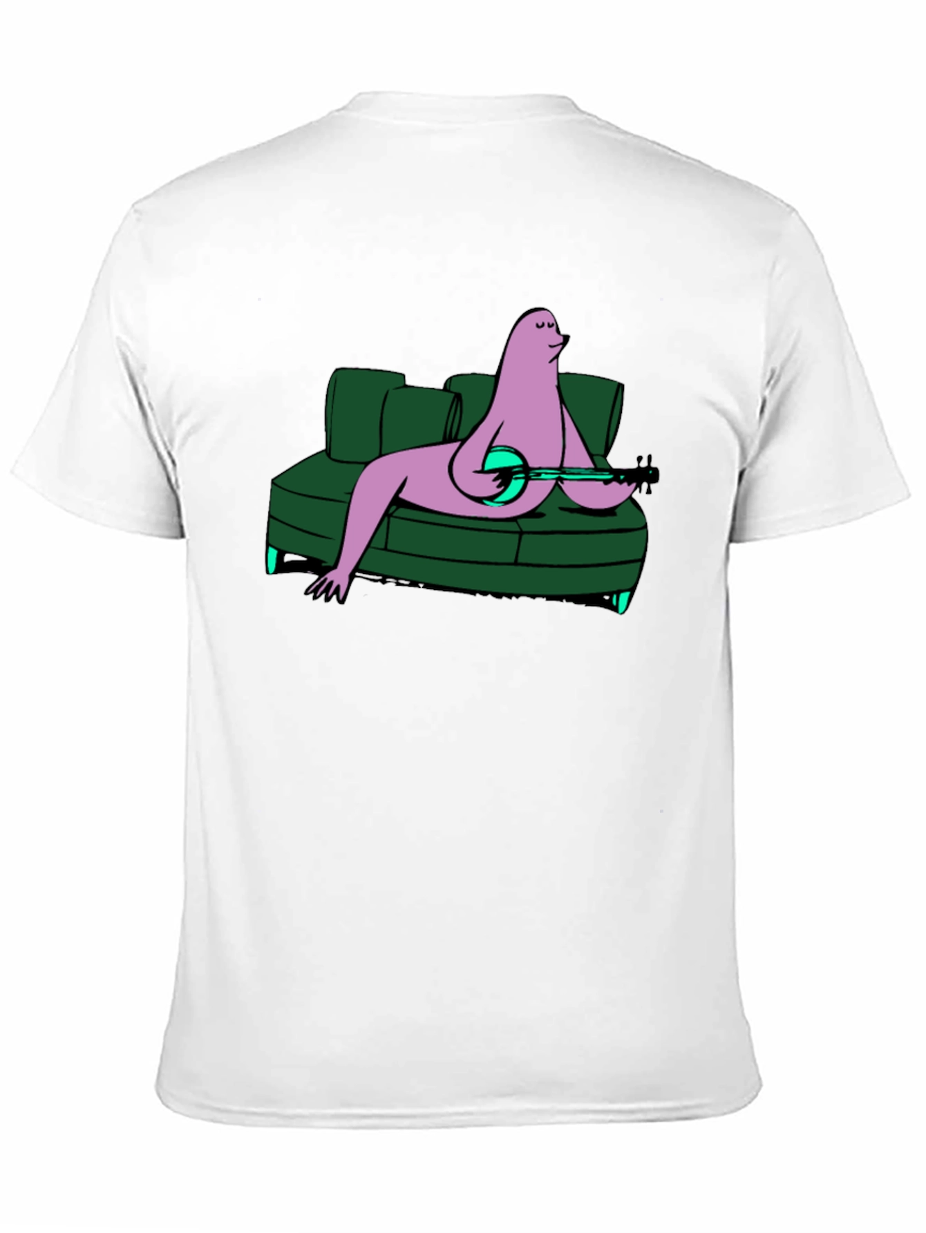 Black Relaxed Banjo Player Tee view 11