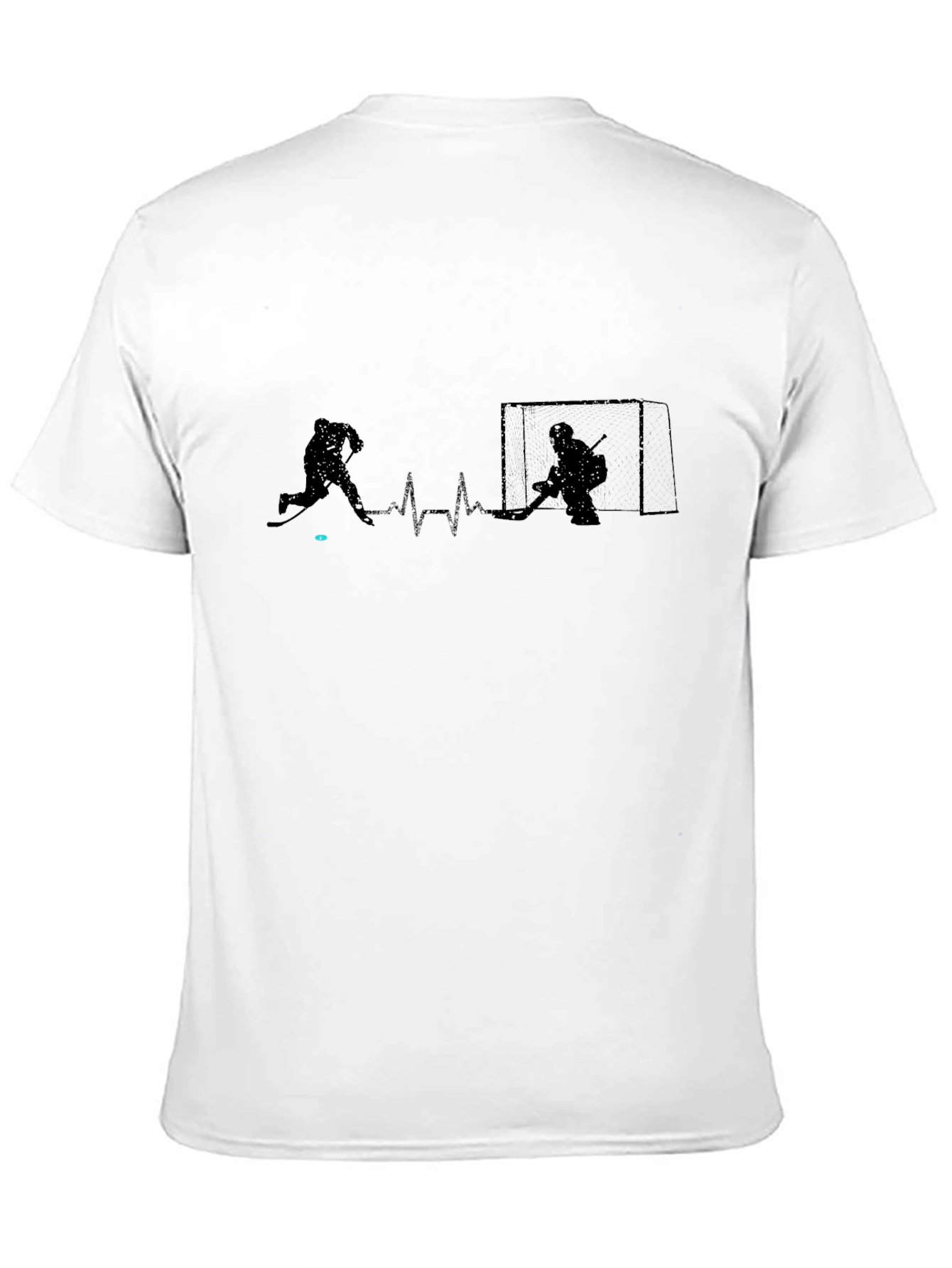 Black Hockey Heartbeat Graphic Tee - Passion on Display view 11