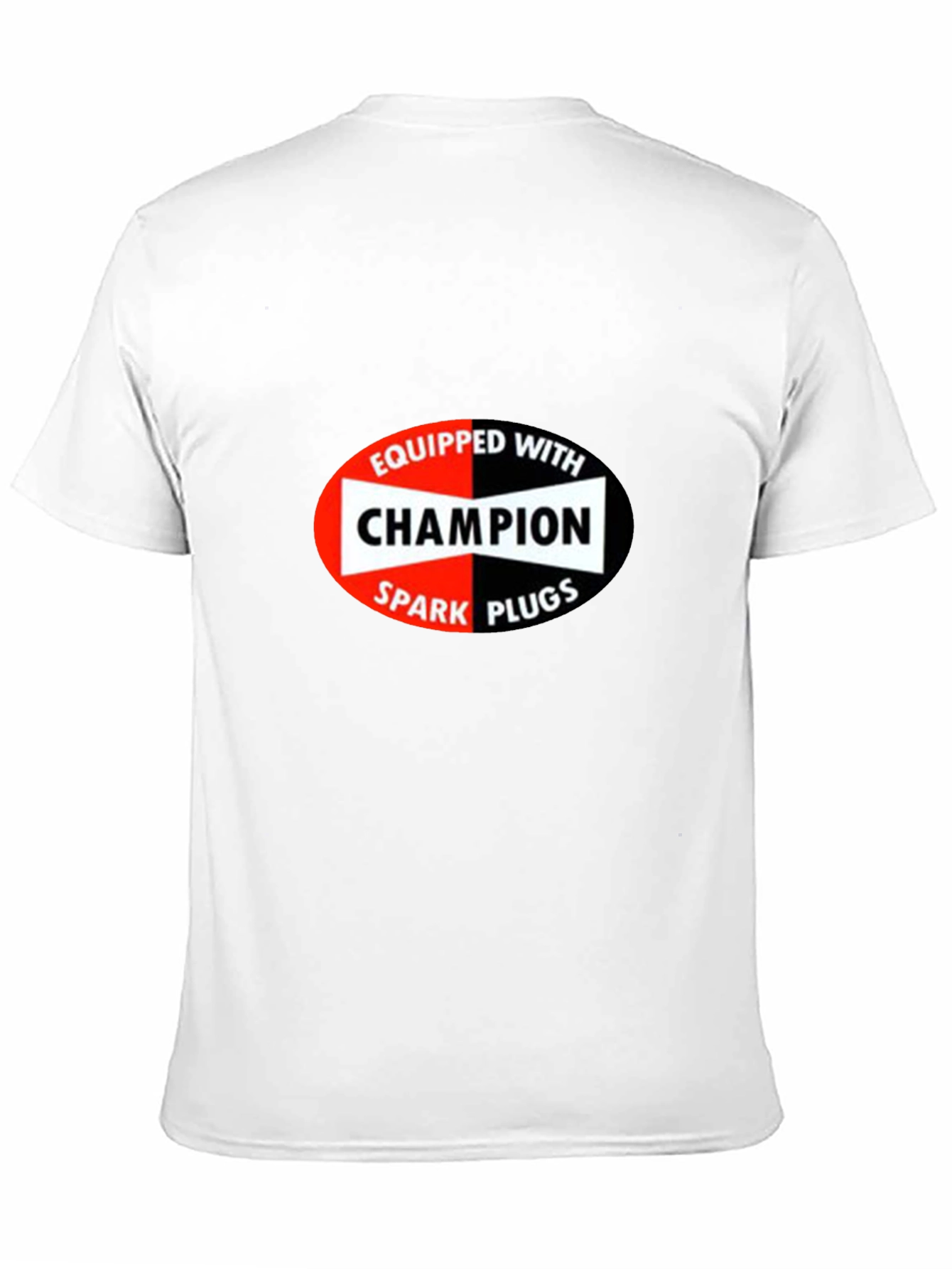 Black Champion Spark Plugs Graphic T-Shirt view 11