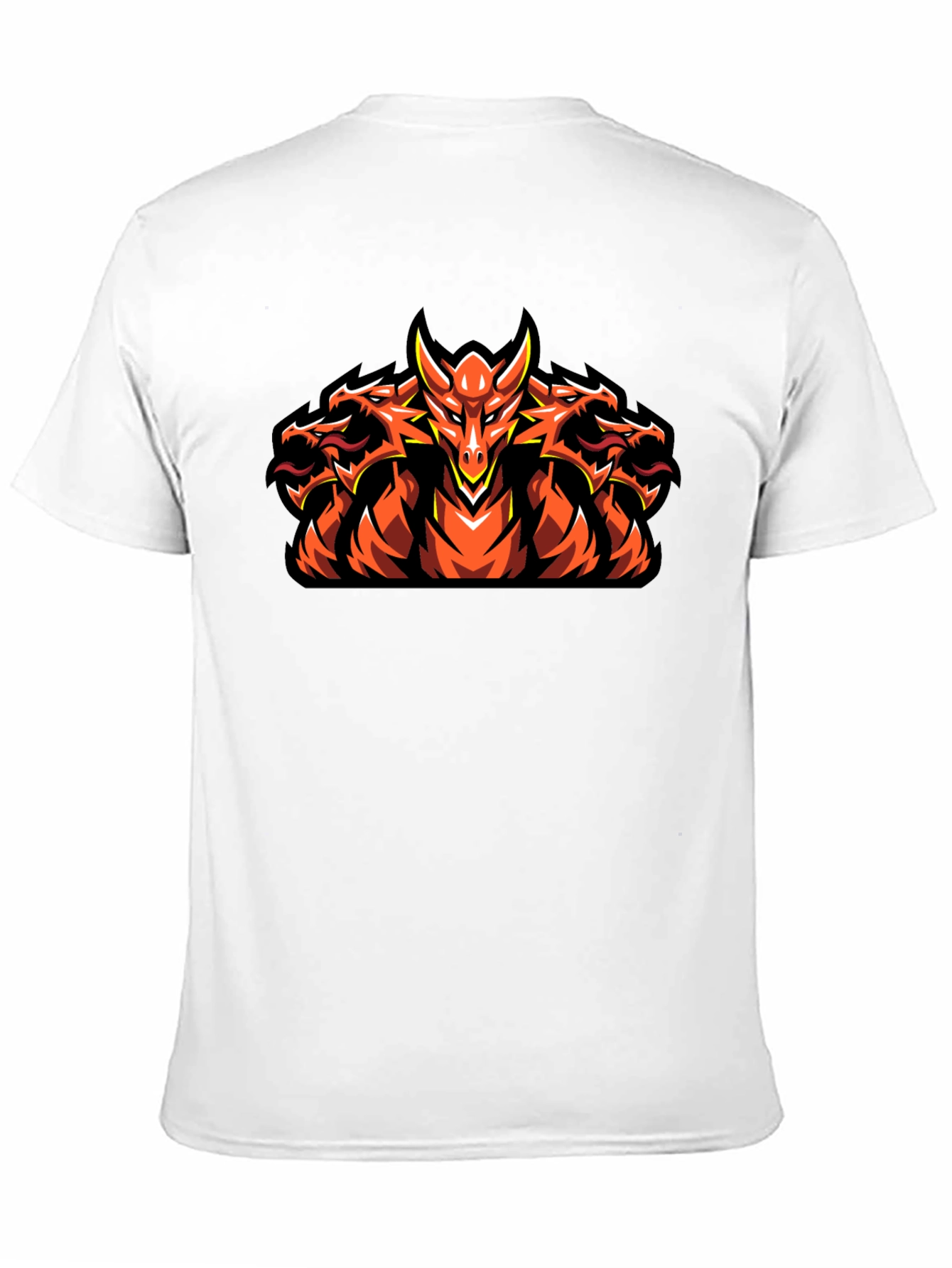 Hydra Dragon Graphic Tee - Men's Black T-Shirt - 11