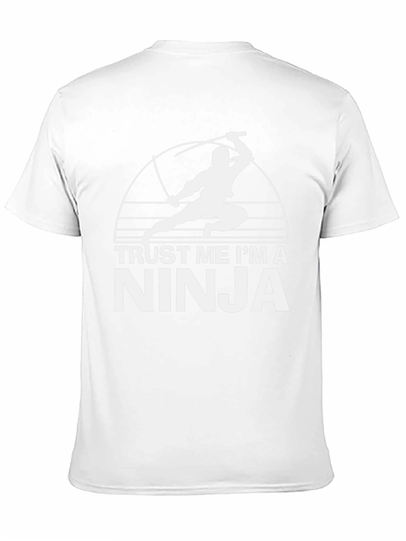 Black Trust Me I'm A Ninja Graphic T-Shirt view 11